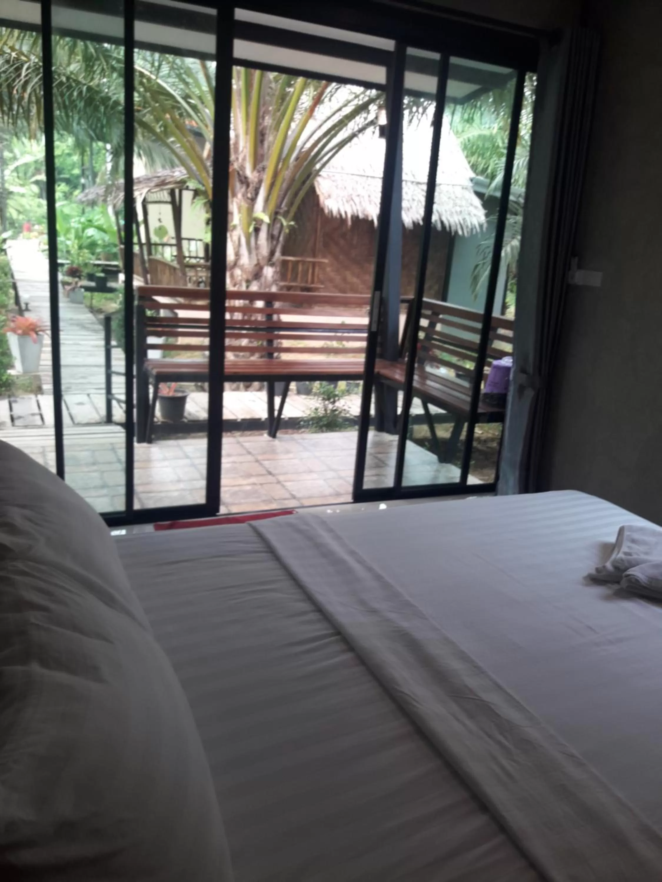 Bed in Khao Sok Residence Resort