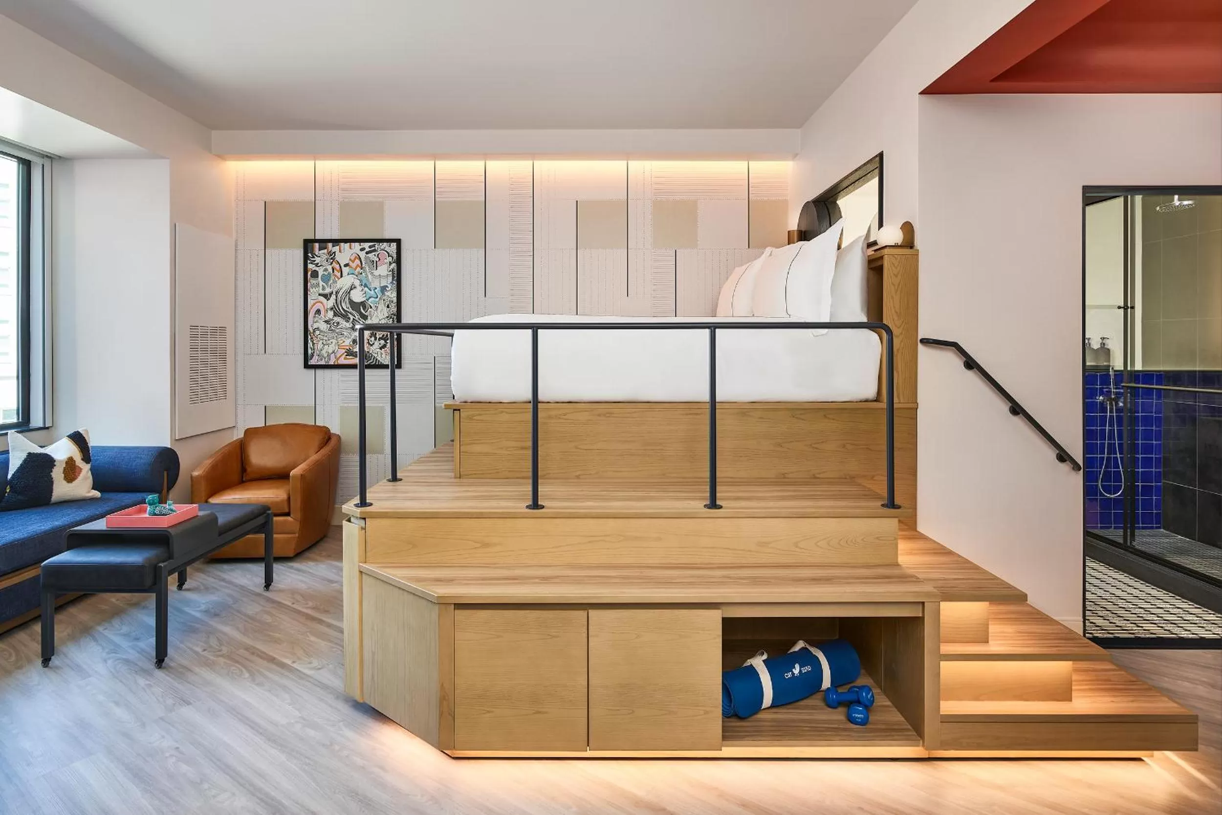 Bedroom in Catbird Hotel