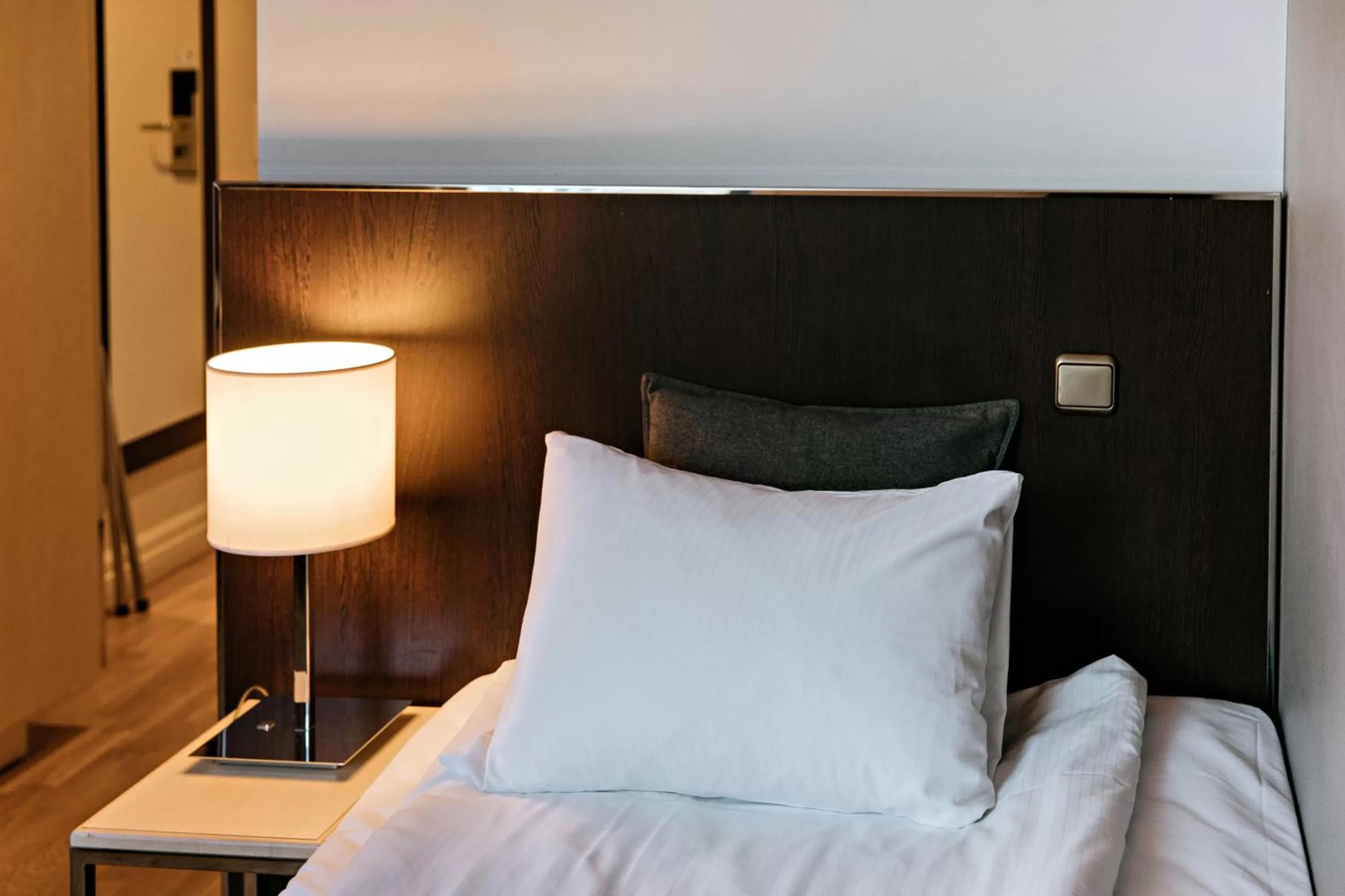 Bedroom, Bed in Scandic Alexandra Molde