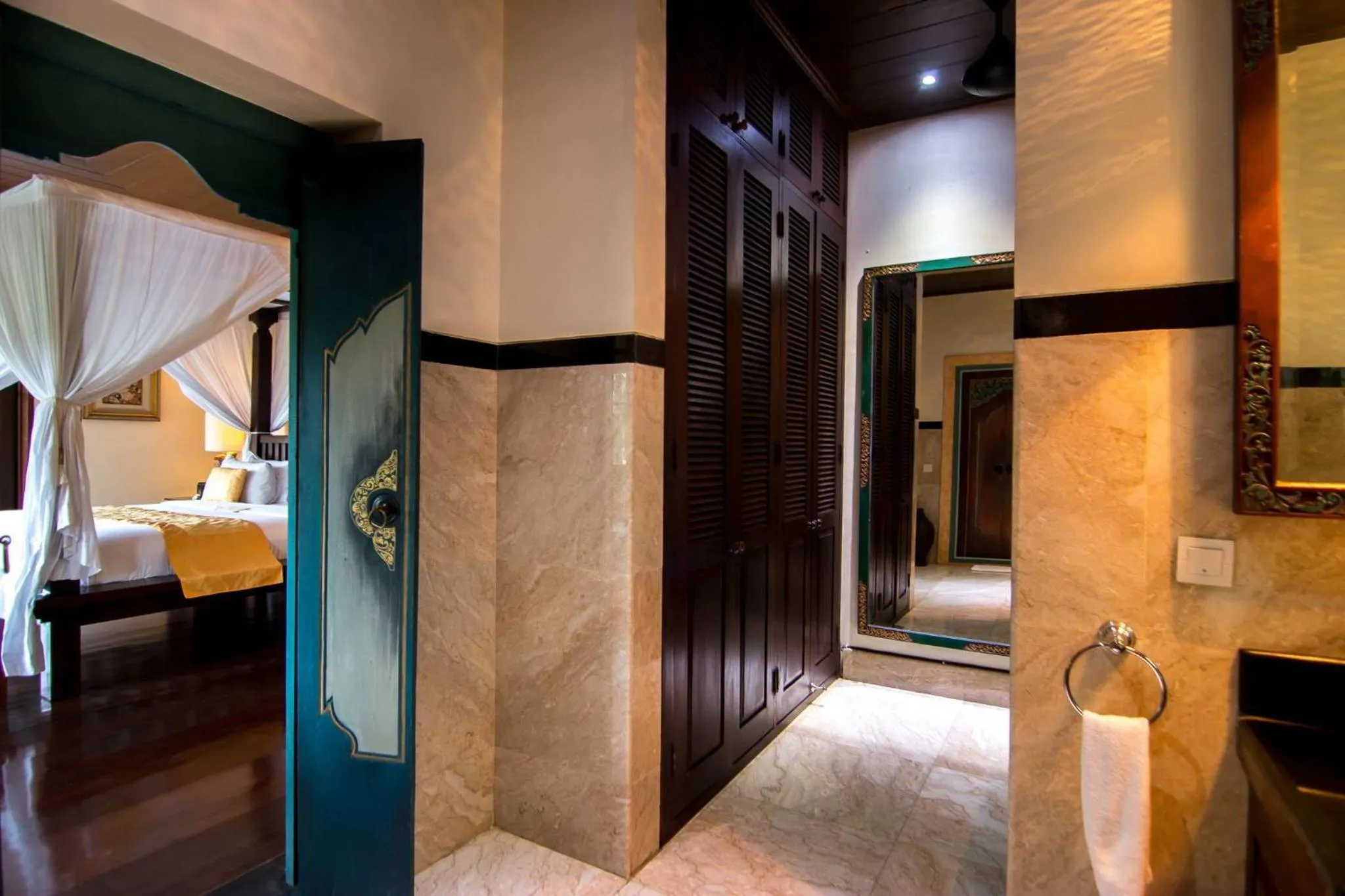 Bathroom, Bed in Bidadari Private Villas & Retreat