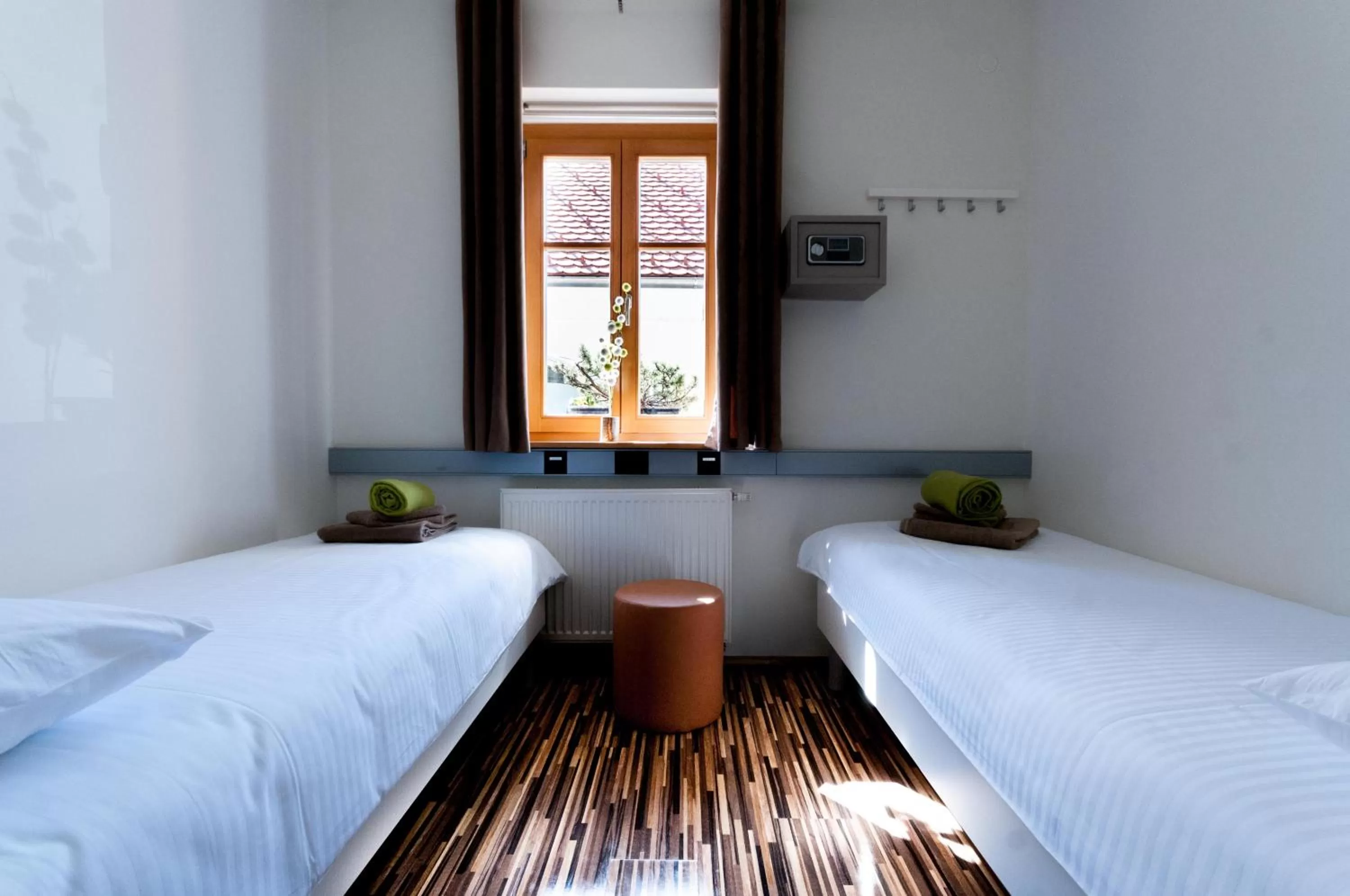 Bed in CUBE central rooms for 2