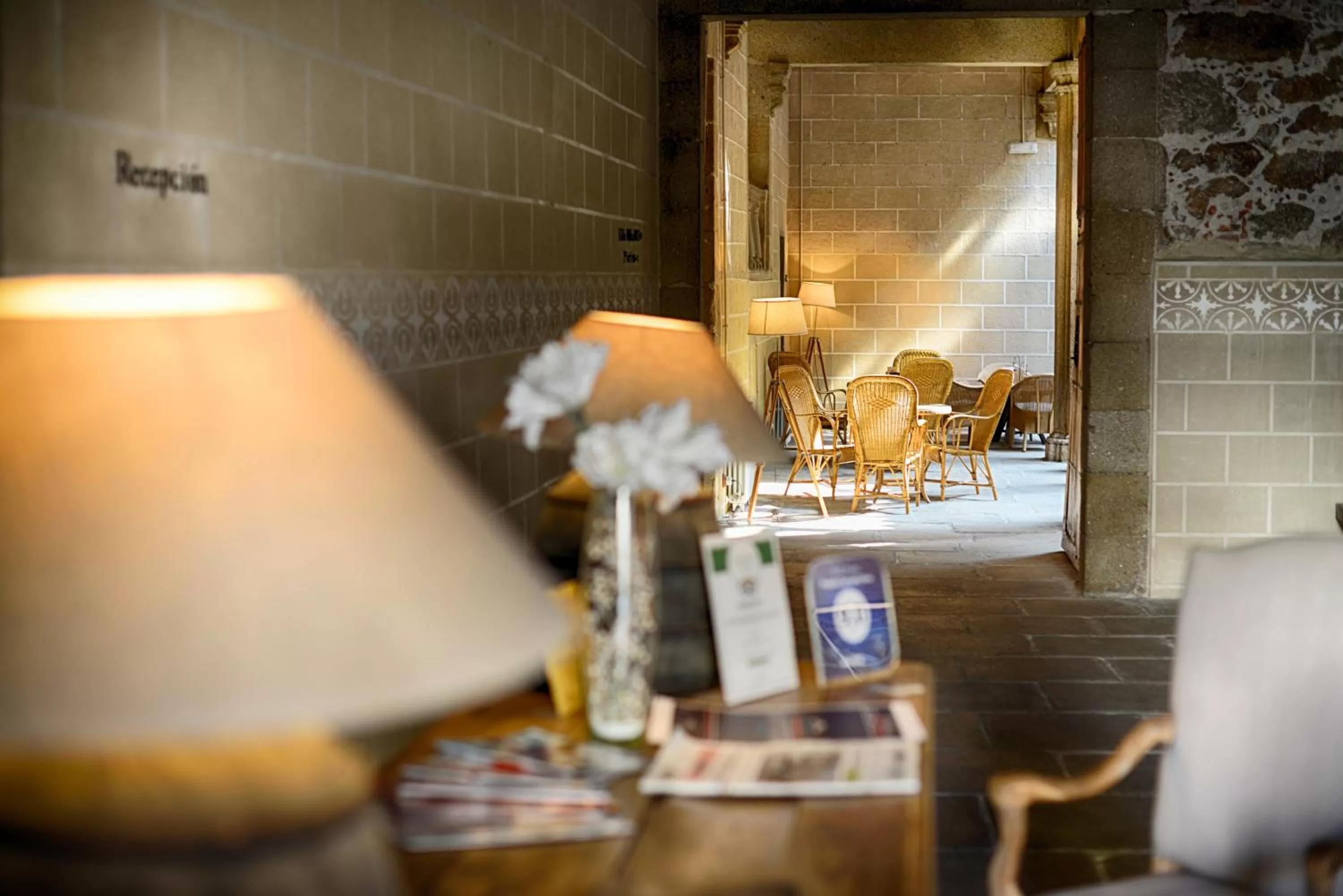 Lobby or reception in Palacio Carvajal Girón