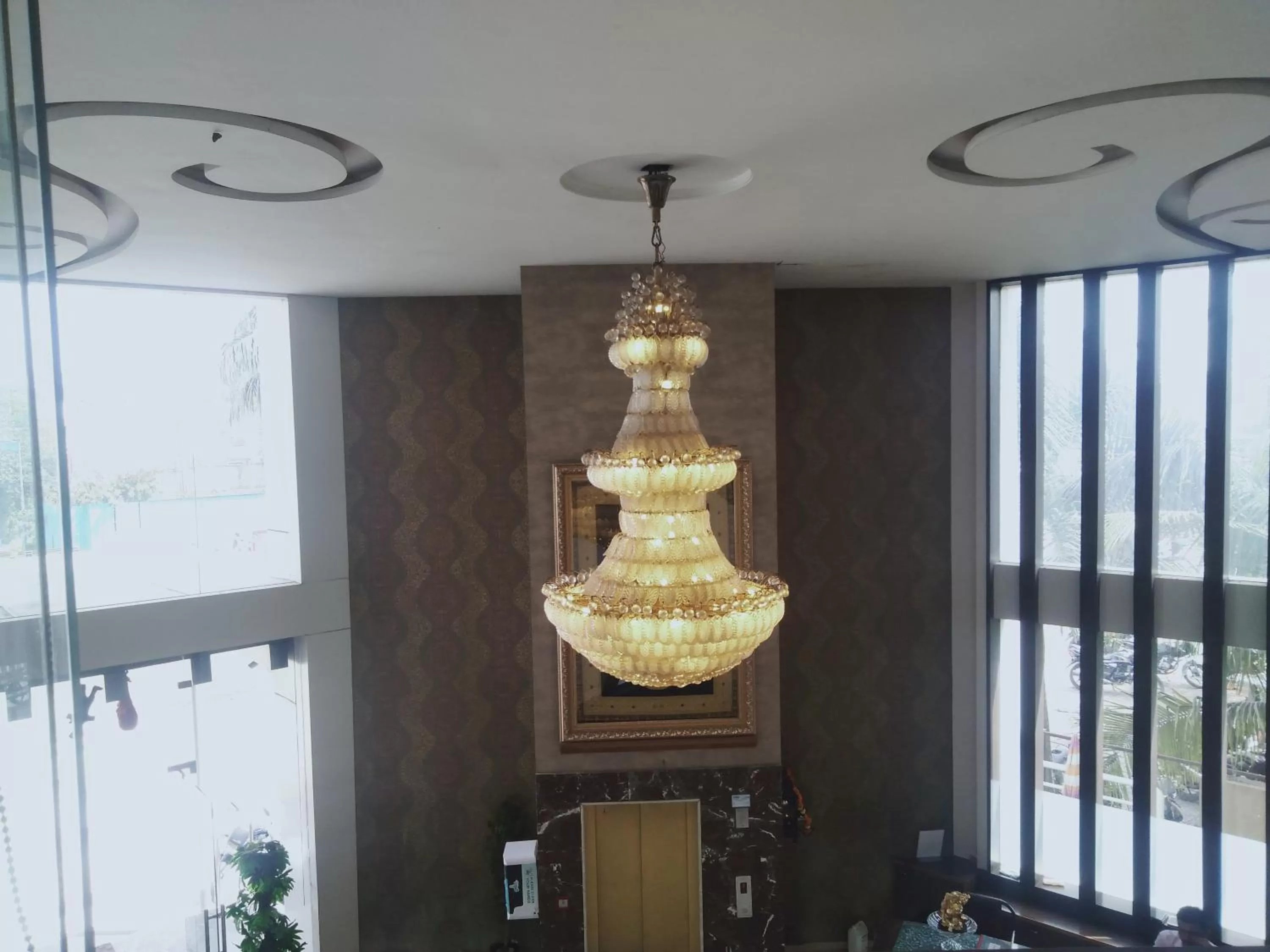 Decorative detail in Hotel Udayanraje Palace