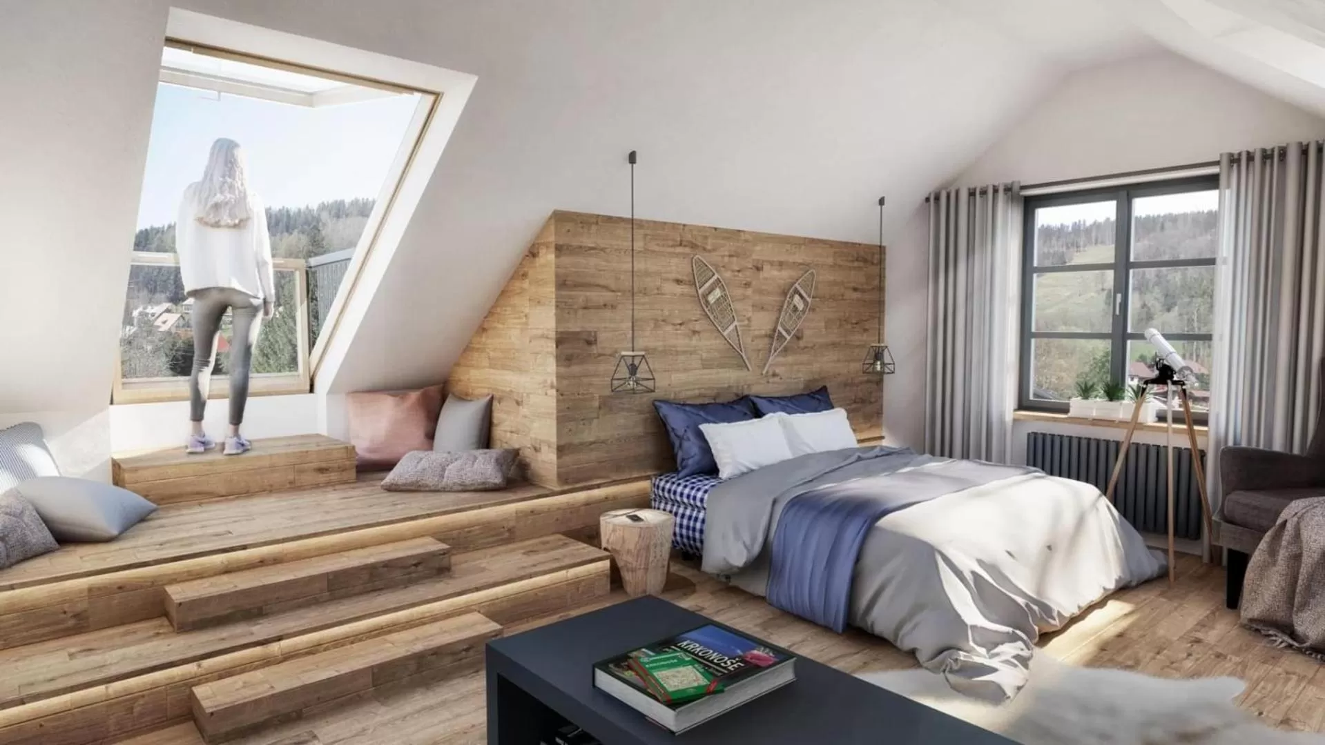 Bed in Resort Aurum Residence A