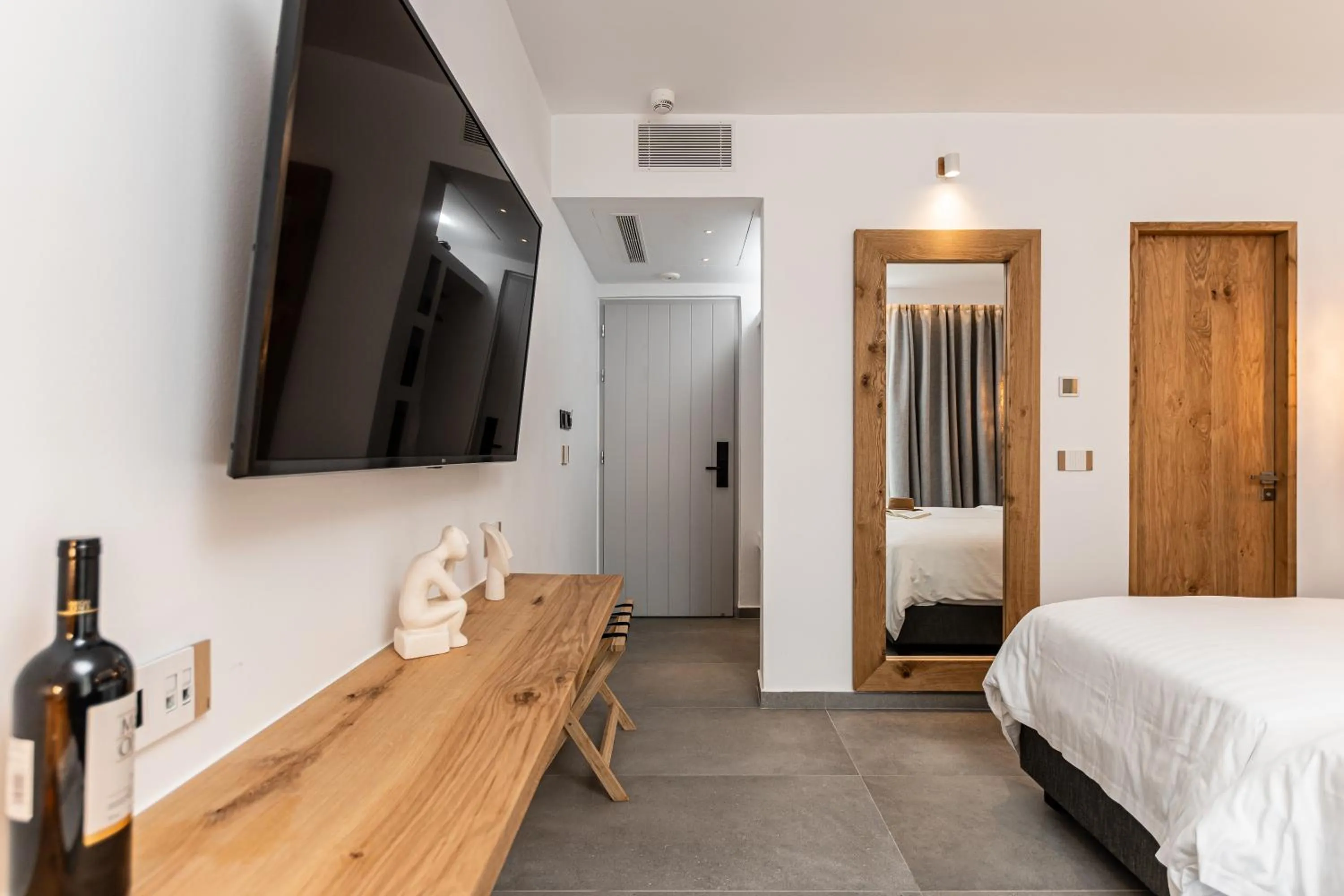 Bed in Naxos Resort Beach Hotel