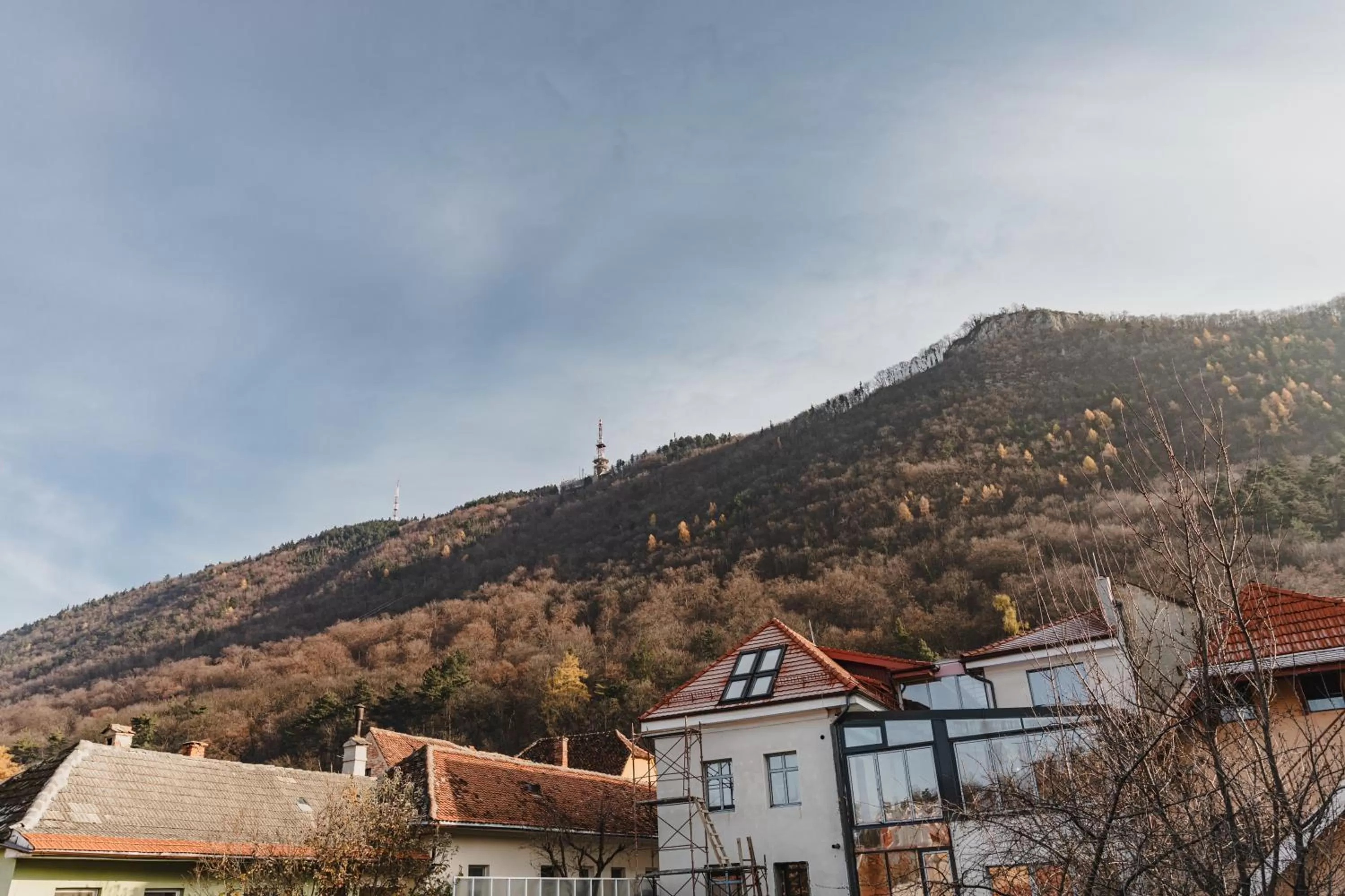 View (from property/room) in ALBERT RESIDENCE Brasov with complimentary parking and 10 percent Food and Drinks