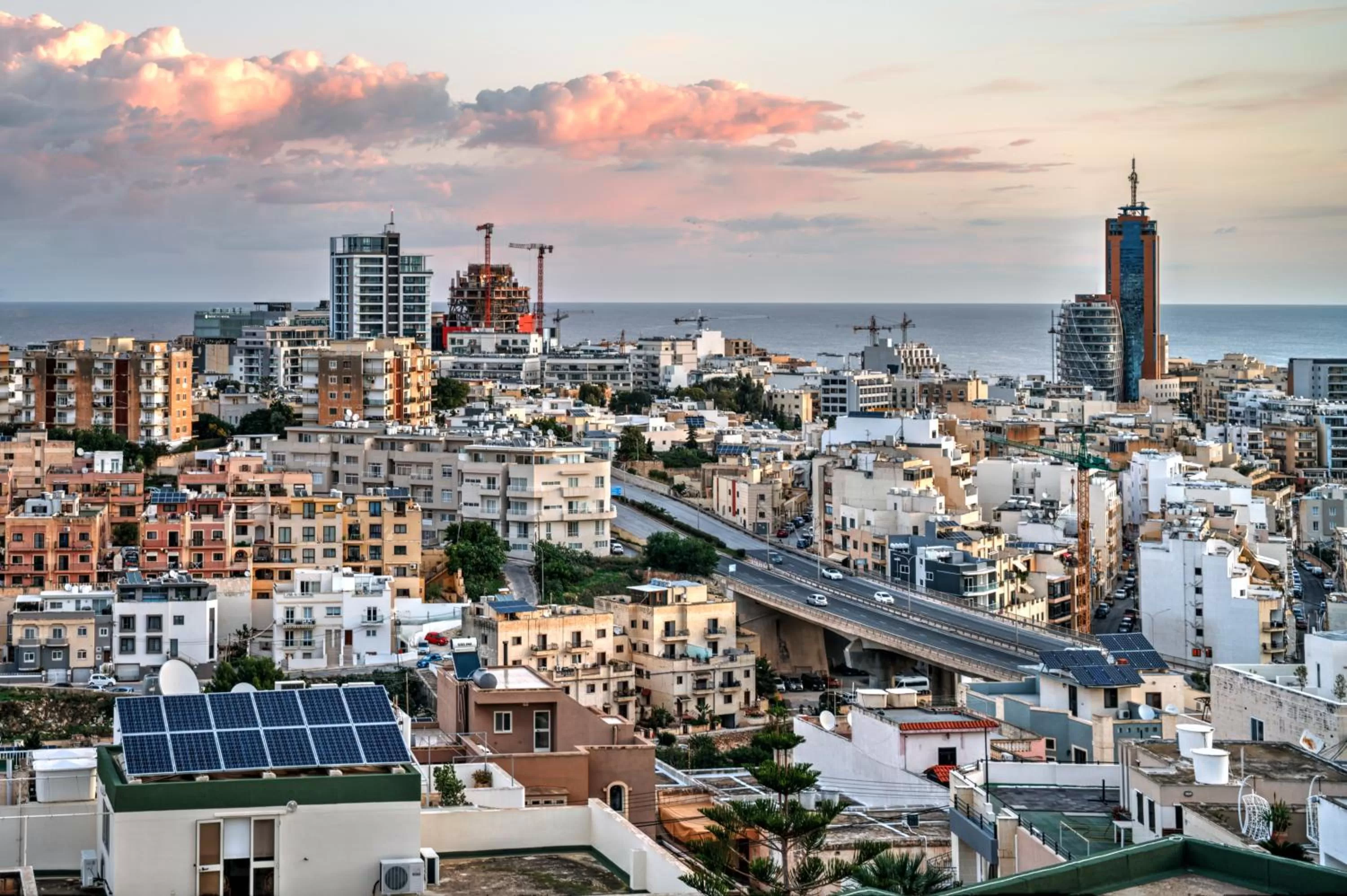 City view in Escape to St Julians