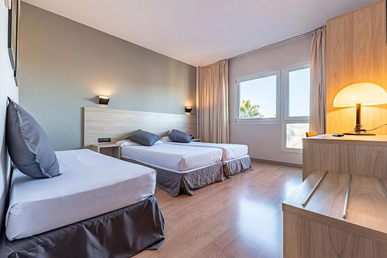 Bed in Hotel Air Penedès