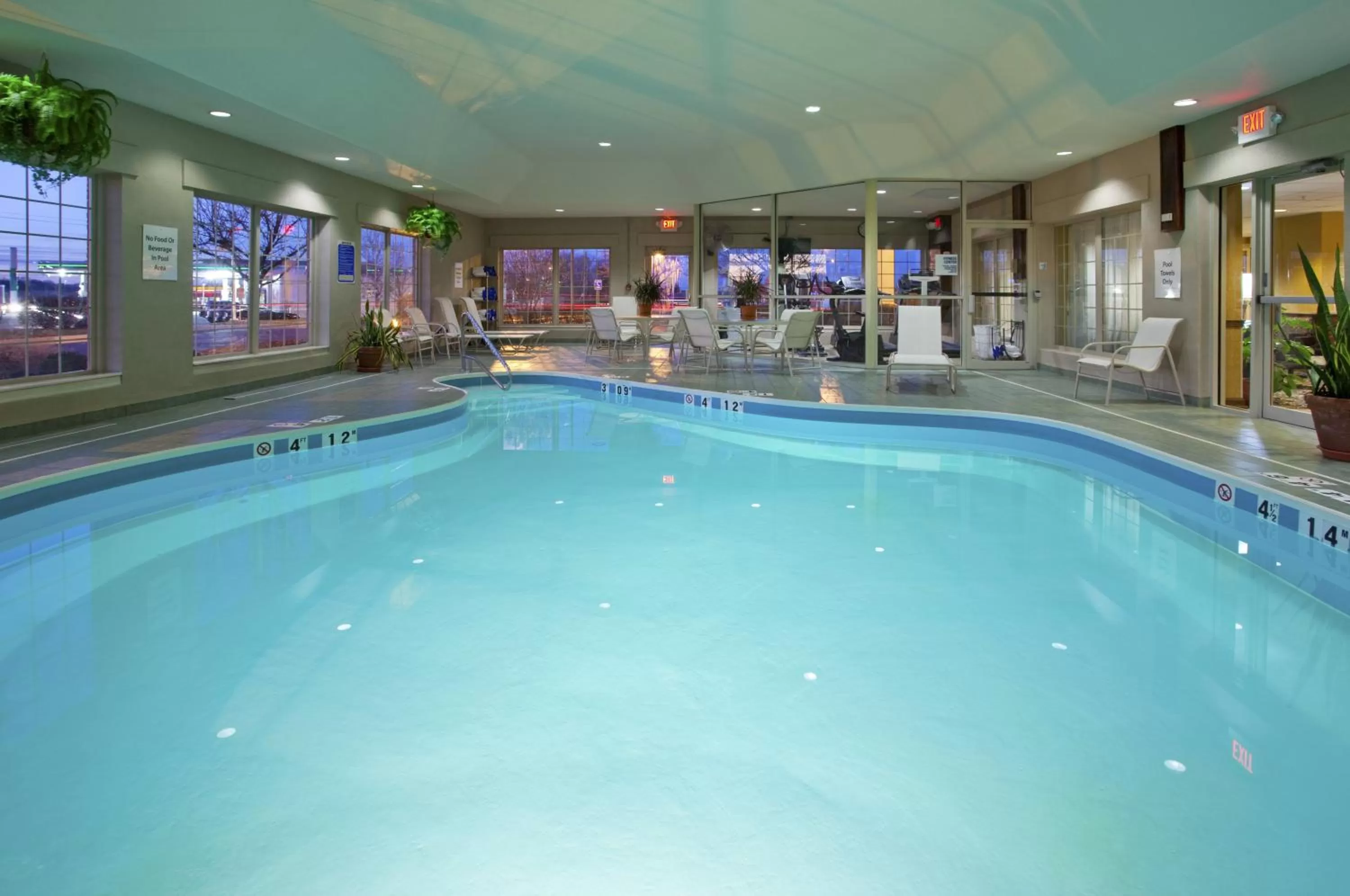 Swimming pool in Holiday Inn Express Hotel & Suites Delaware-Columbus Area by IHG