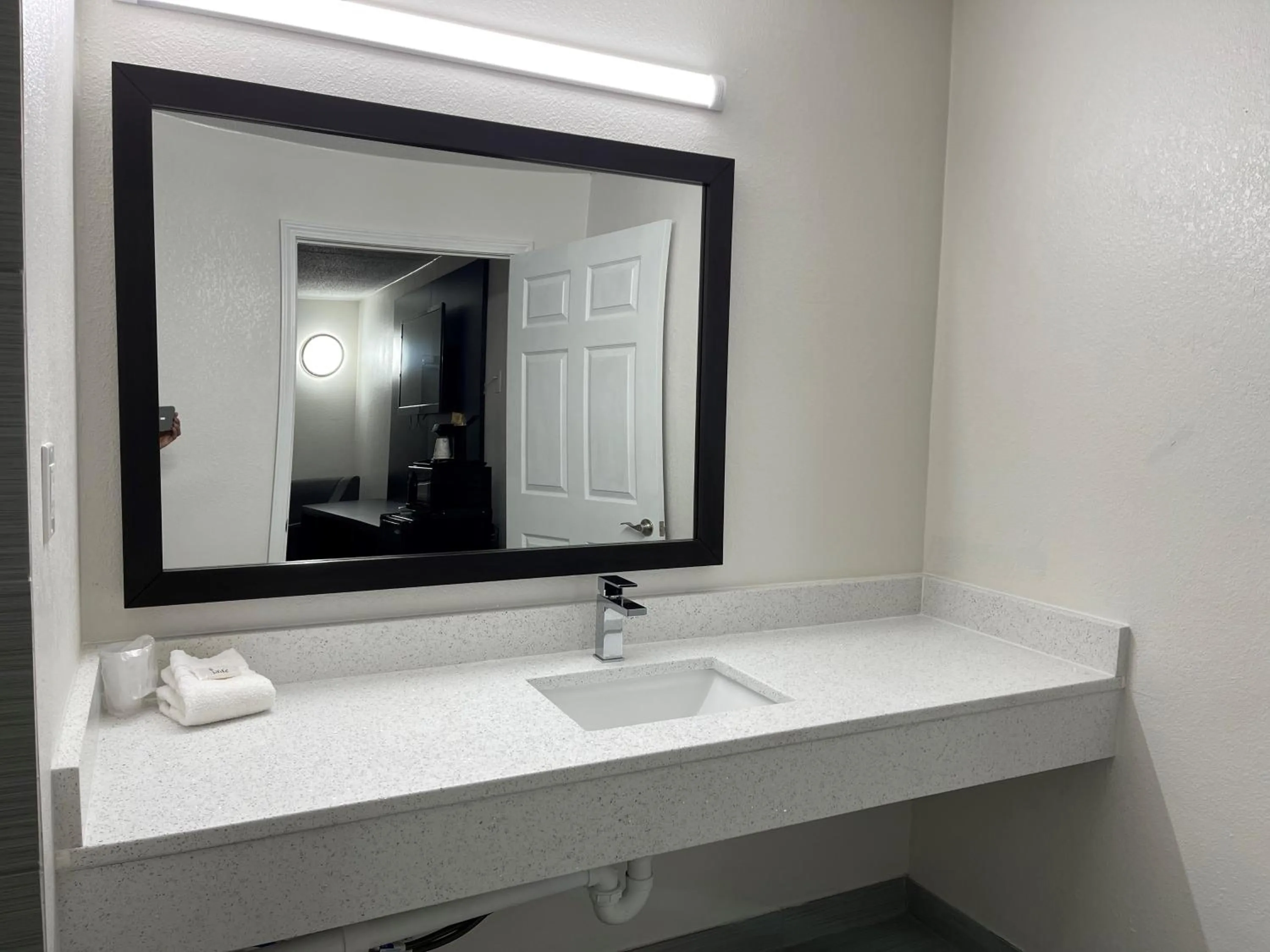 Bathroom in Days Inn by Wyndham Calhoun GA I-75 and US-41