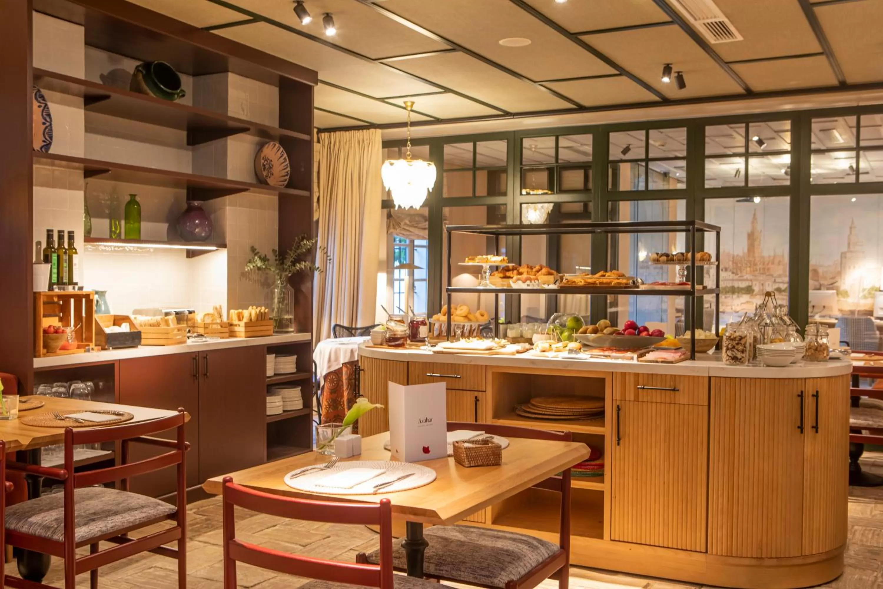 Breakfast in Hospes Las Casas del Rey de Baeza, a Member of Design Hotels