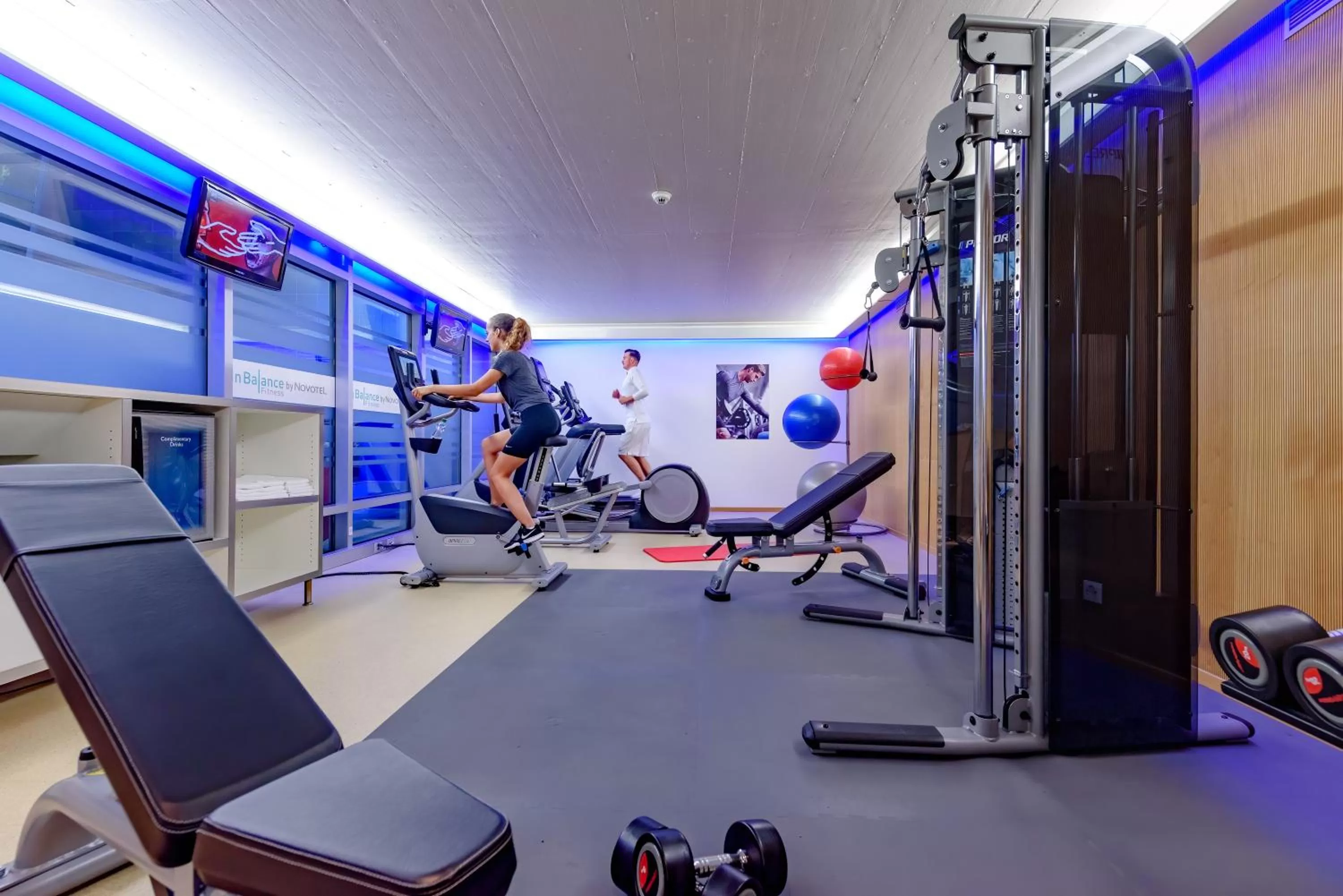 Fitness centre/facilities in Novotel Zurich City West