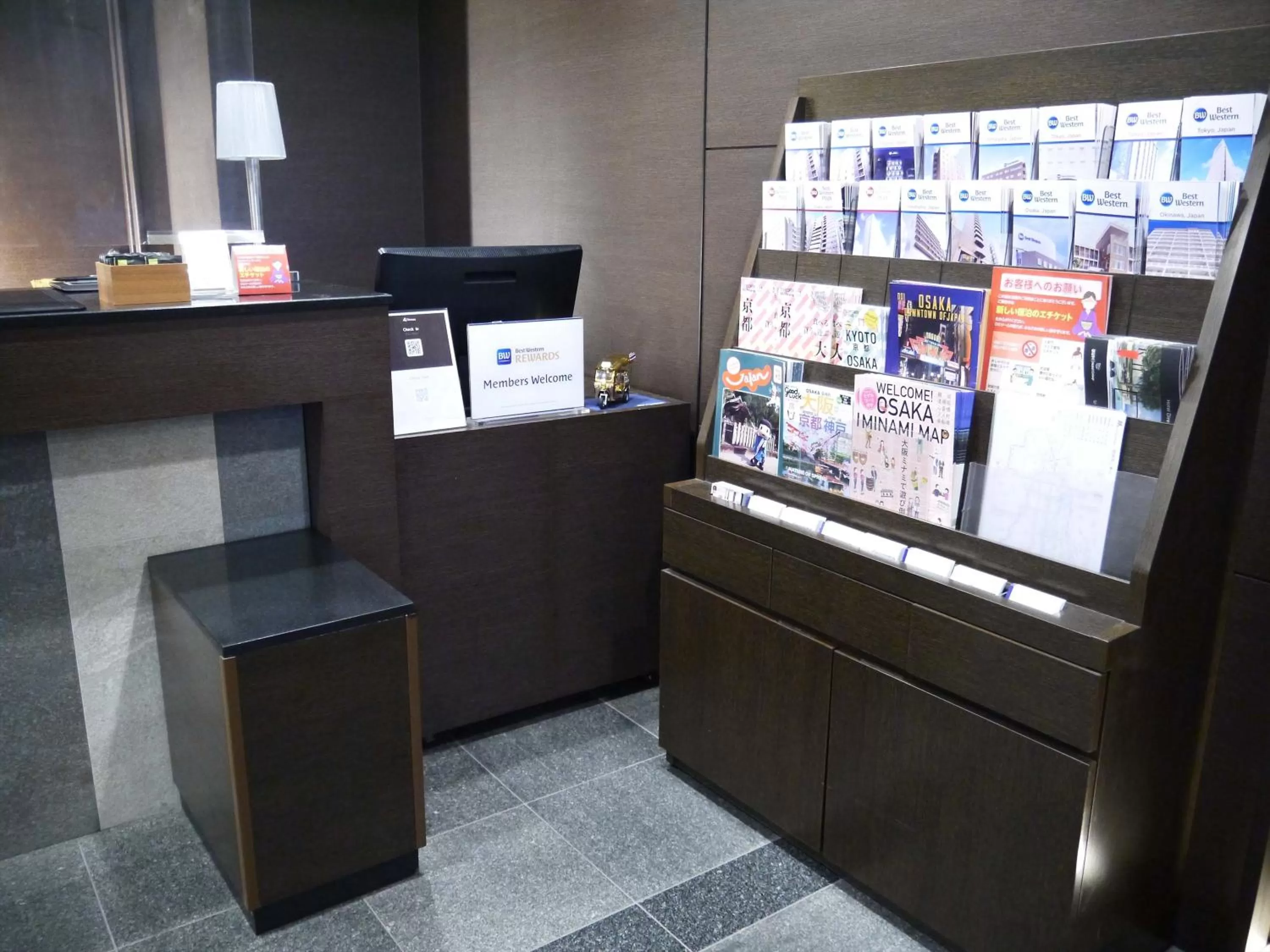 Lobby or reception in Best Western Hotel Fino Osaka Shinsaibashi