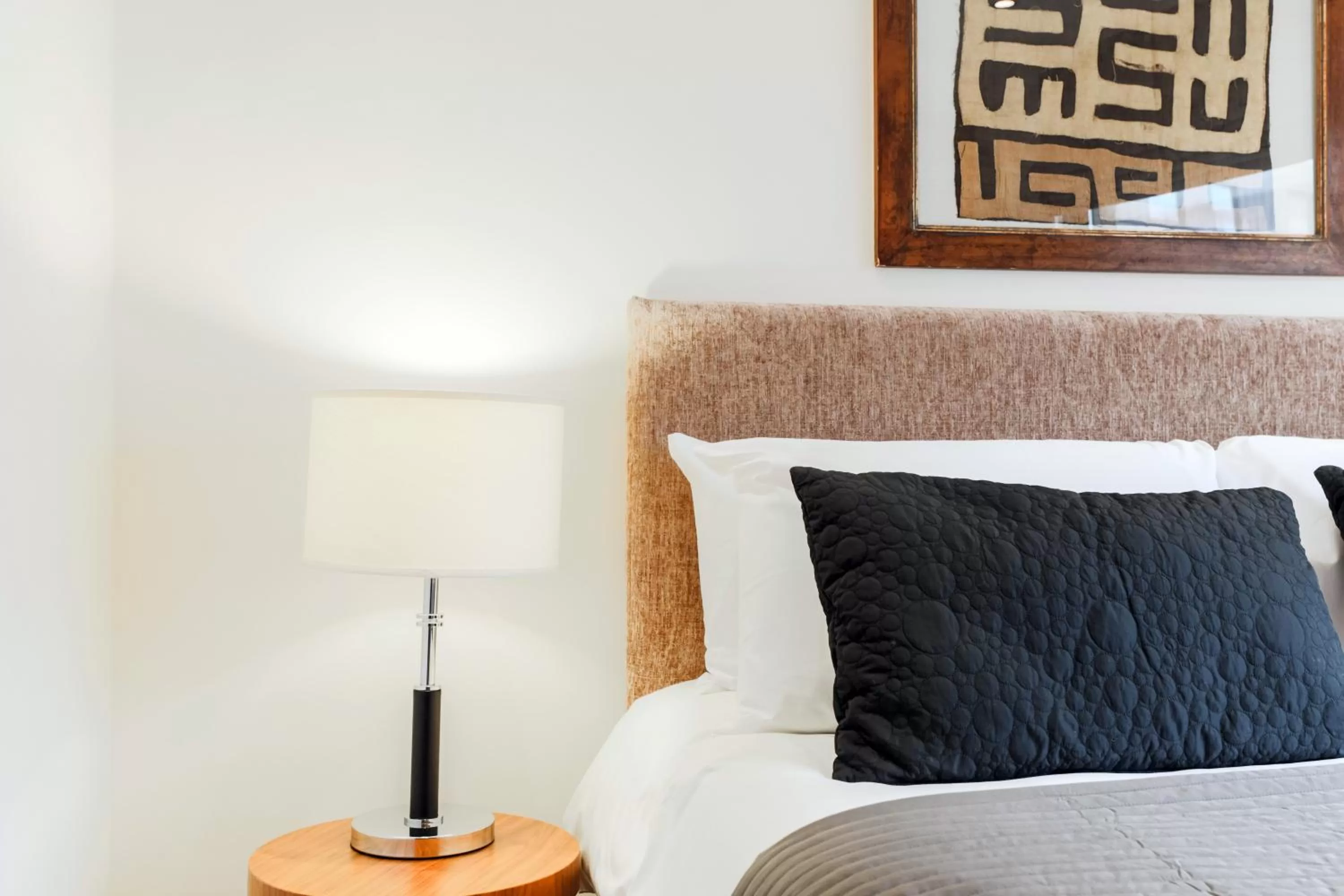 Bed in Monument Apartments