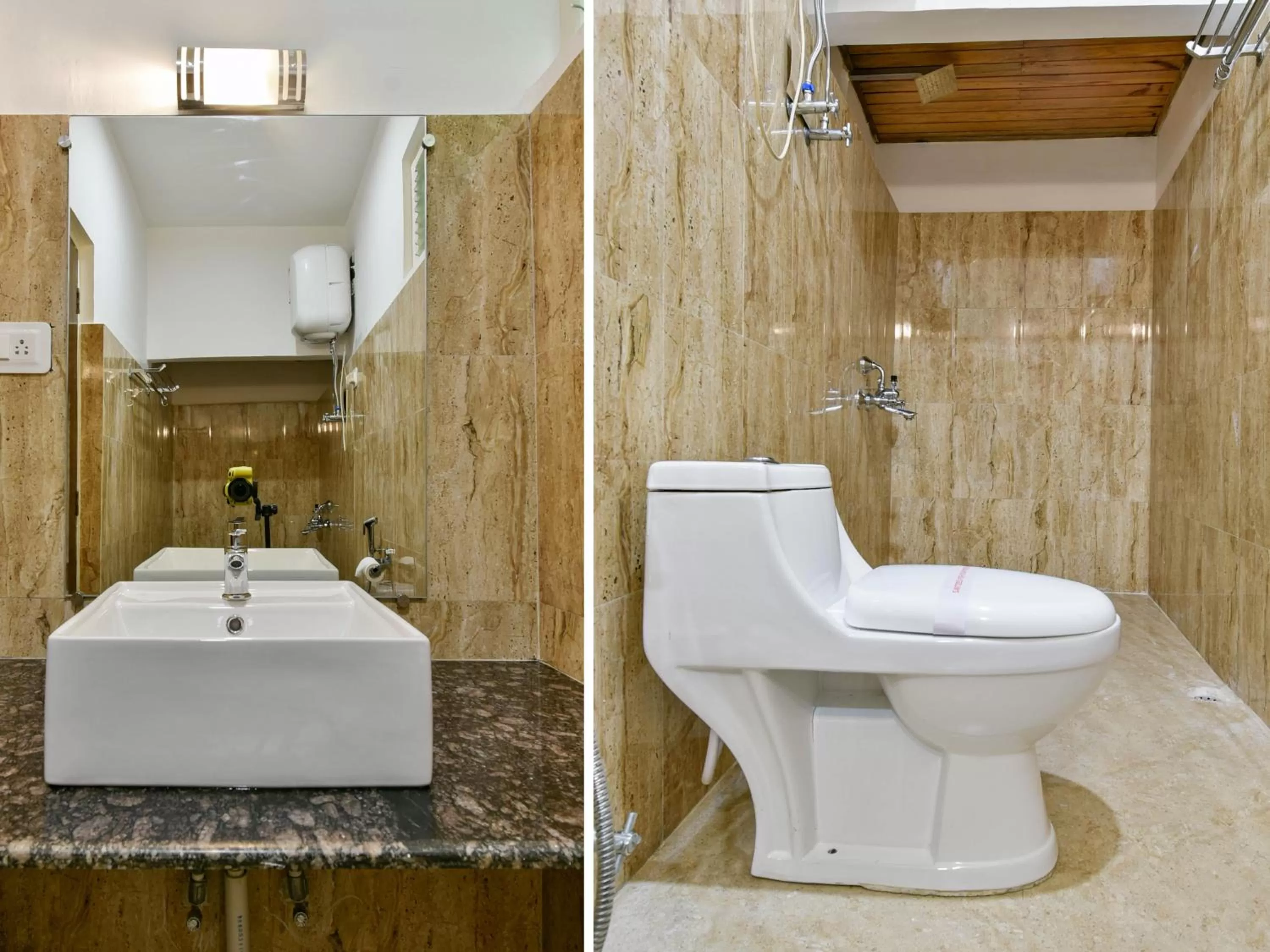 Bathroom in Muscatel Delamare - 200 Mts from MG Marg