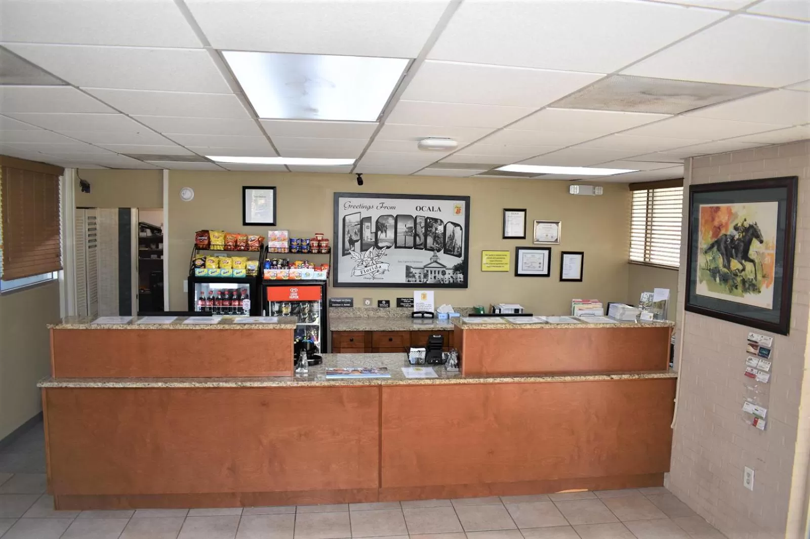 Lobby or reception in Super 8 by Wyndham Ocala I-75