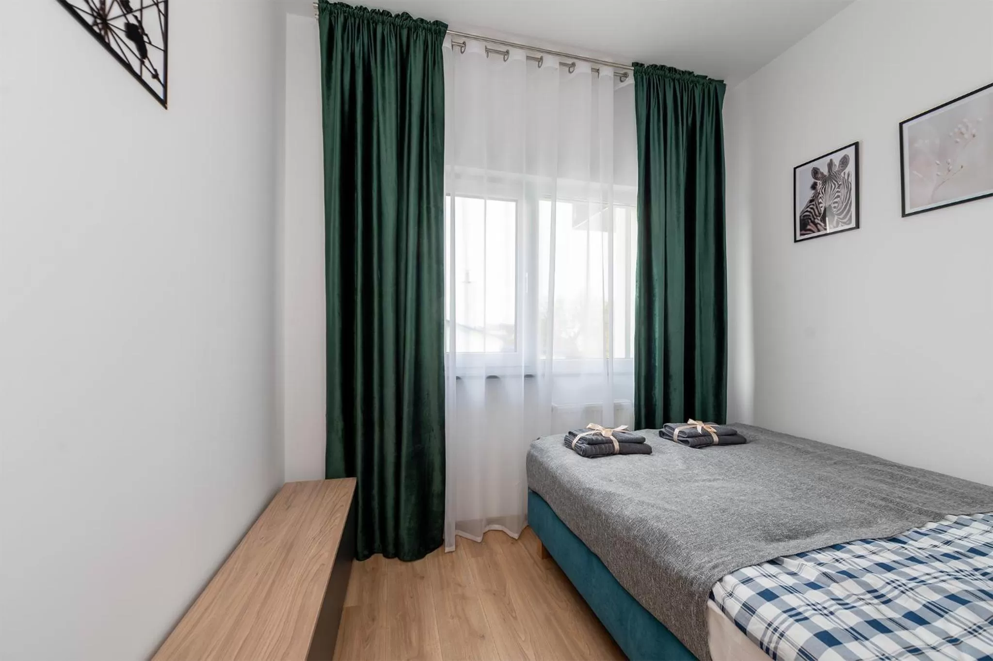 Bed in Apartamenty RIO Skarbimierz-Osiedle