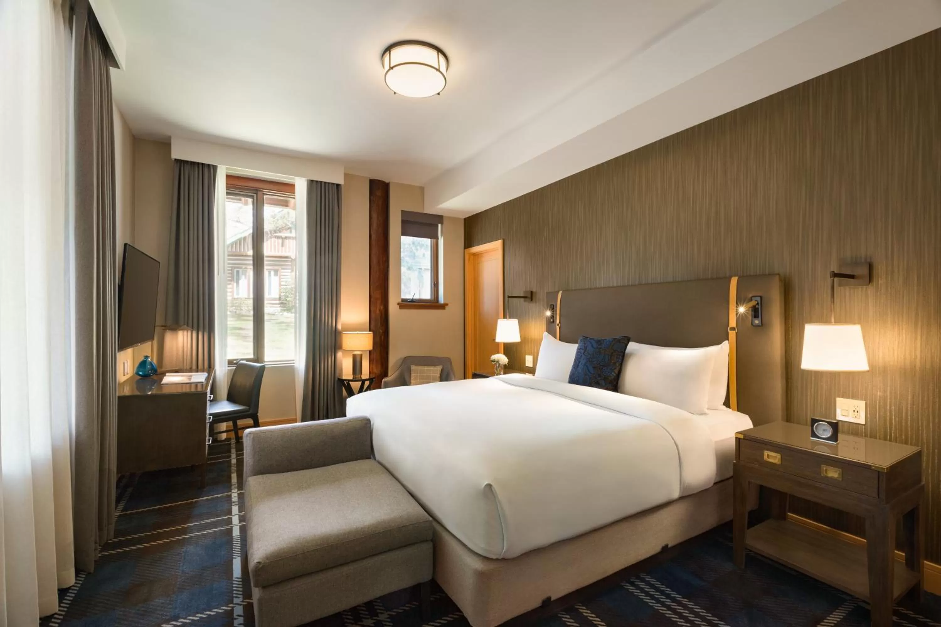 Photo of the whole room, Bed in Fairmont Jasper Park Lodge
