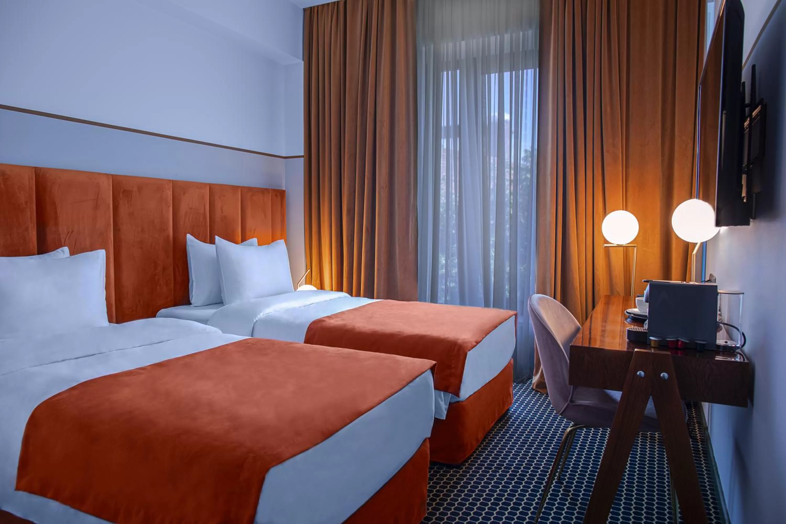 Communal lounge/ TV room, Bed in Zemeli Boutique Hotel by DNT Group