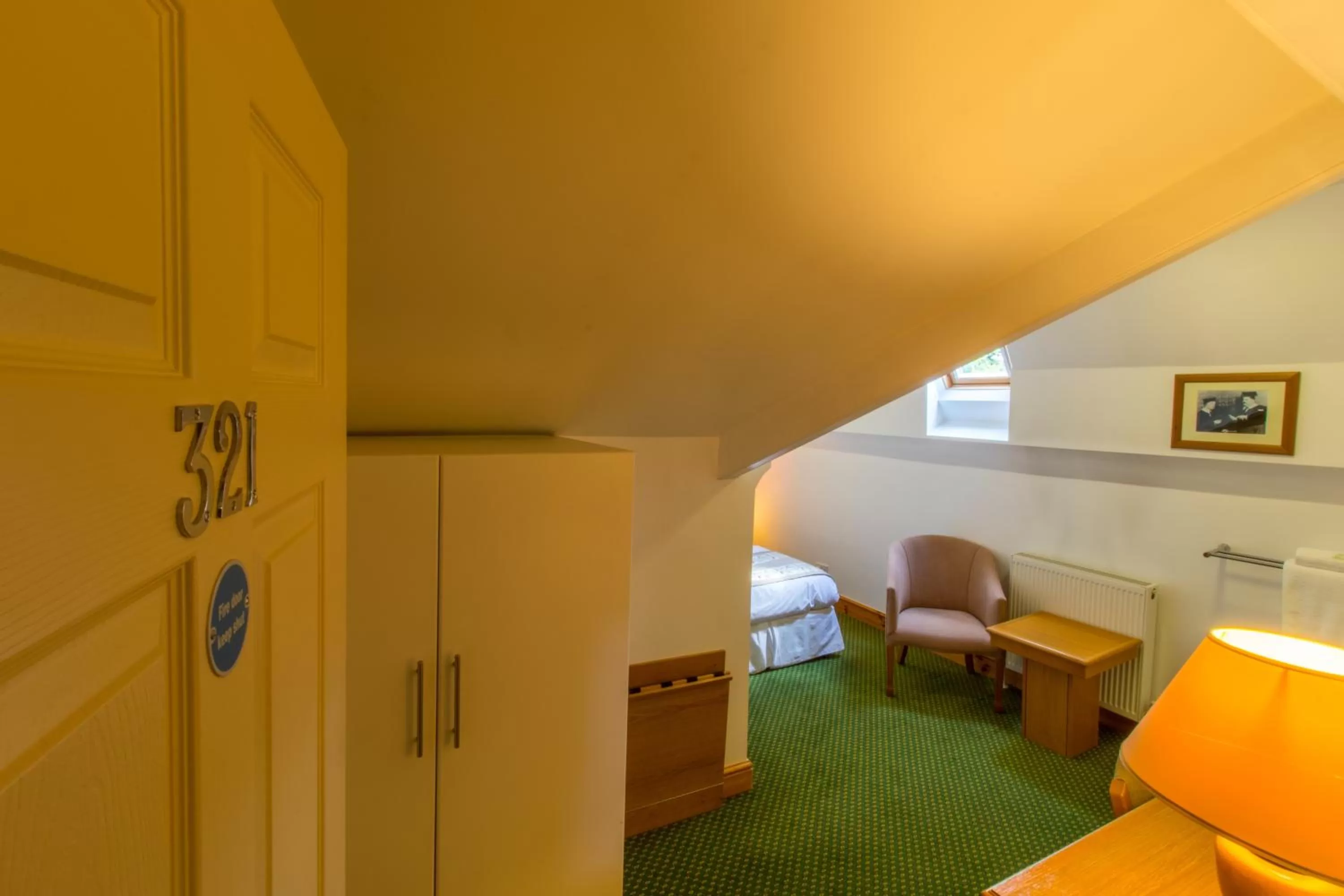 Bed in A Park View Hotel