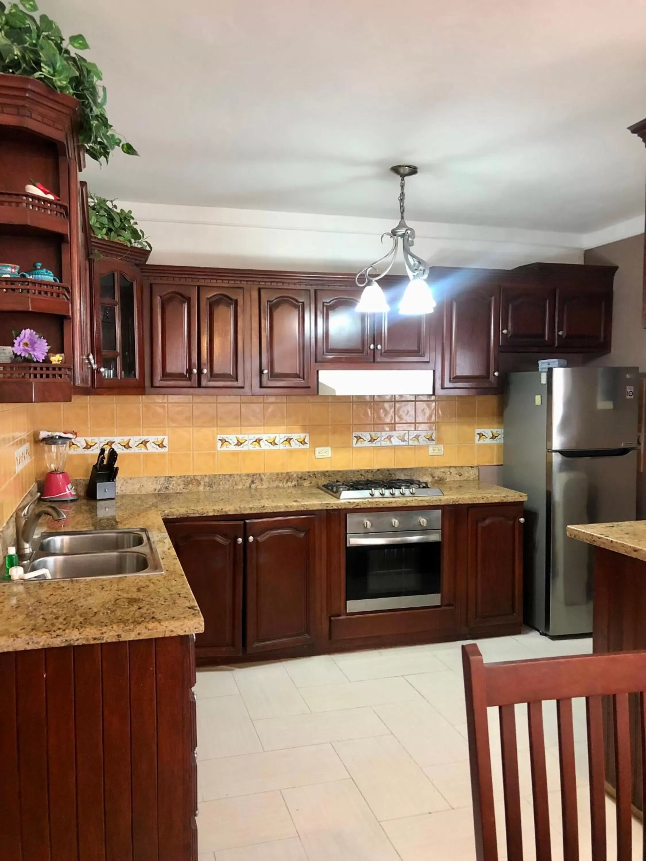Kitchen/Kitchenette in Los Corales Luxury Villas Beach Club and Spa