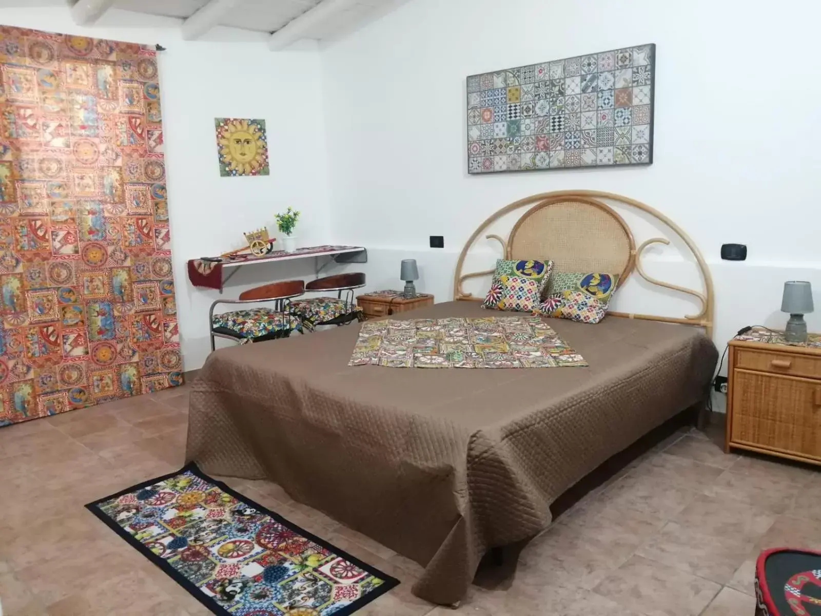 Bed in B&B Sikelia Bed in B&B Sikelia