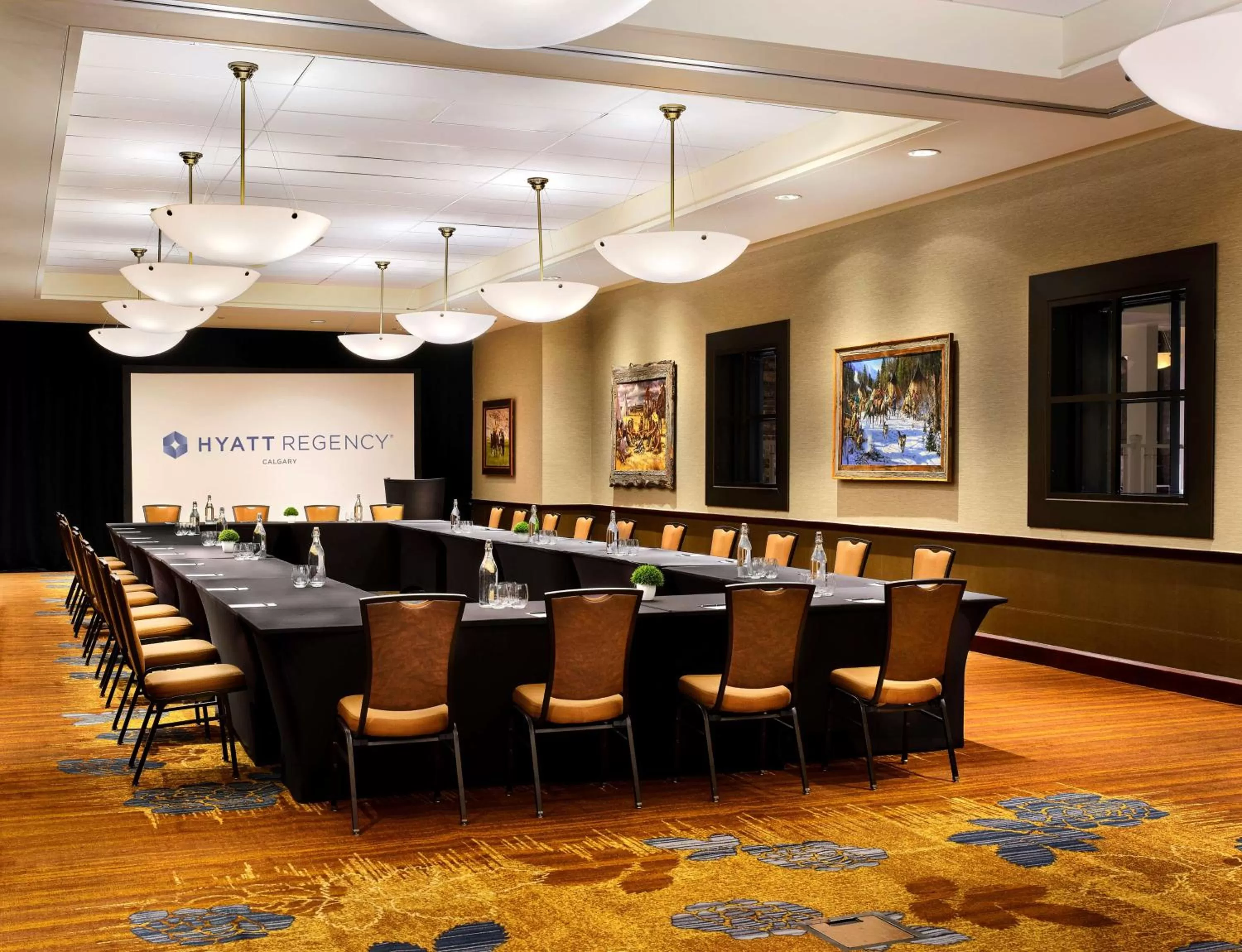 On site in Hyatt Regency Calgary