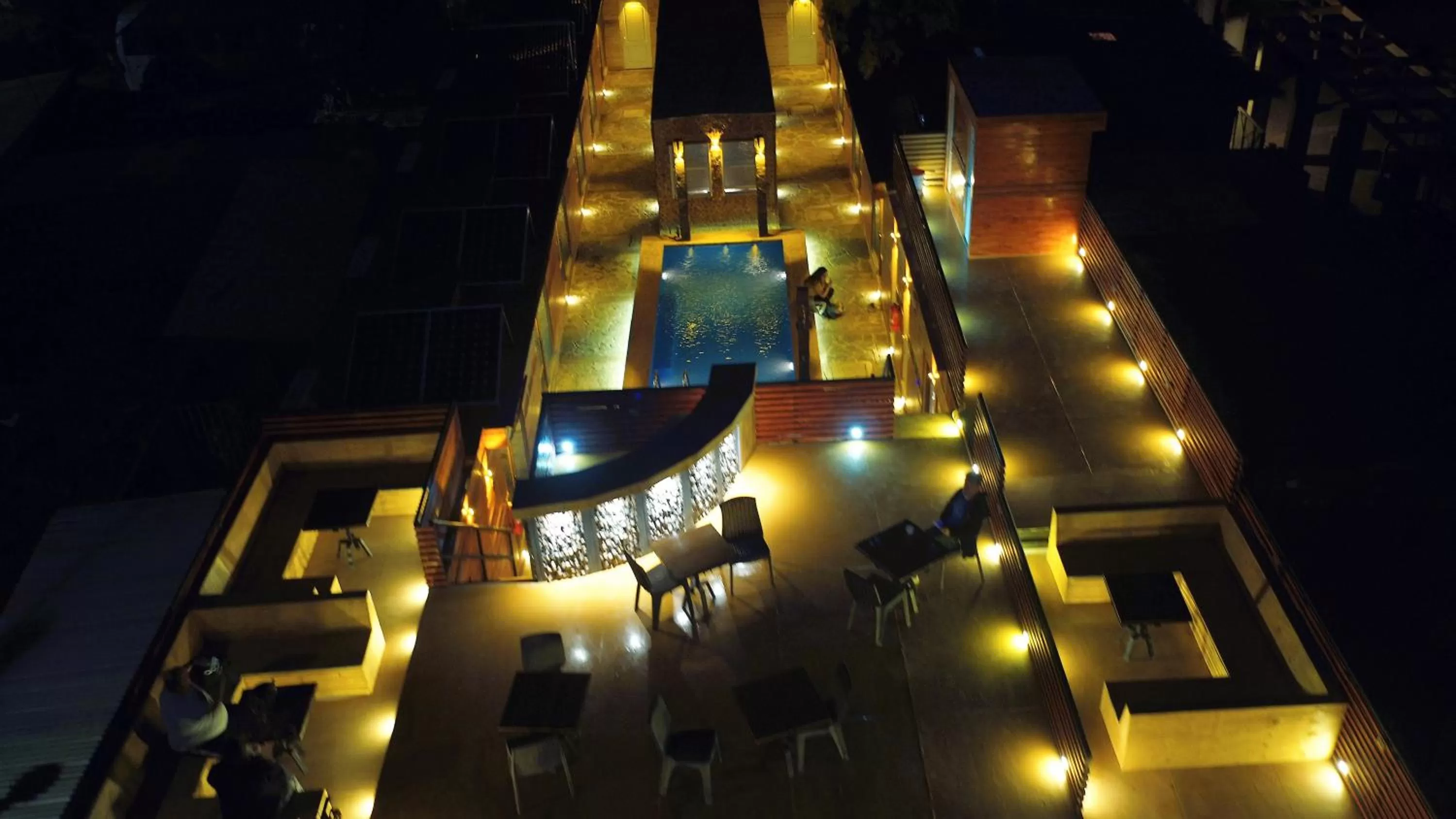Bird's eye view in Hotel Manada del Desierto