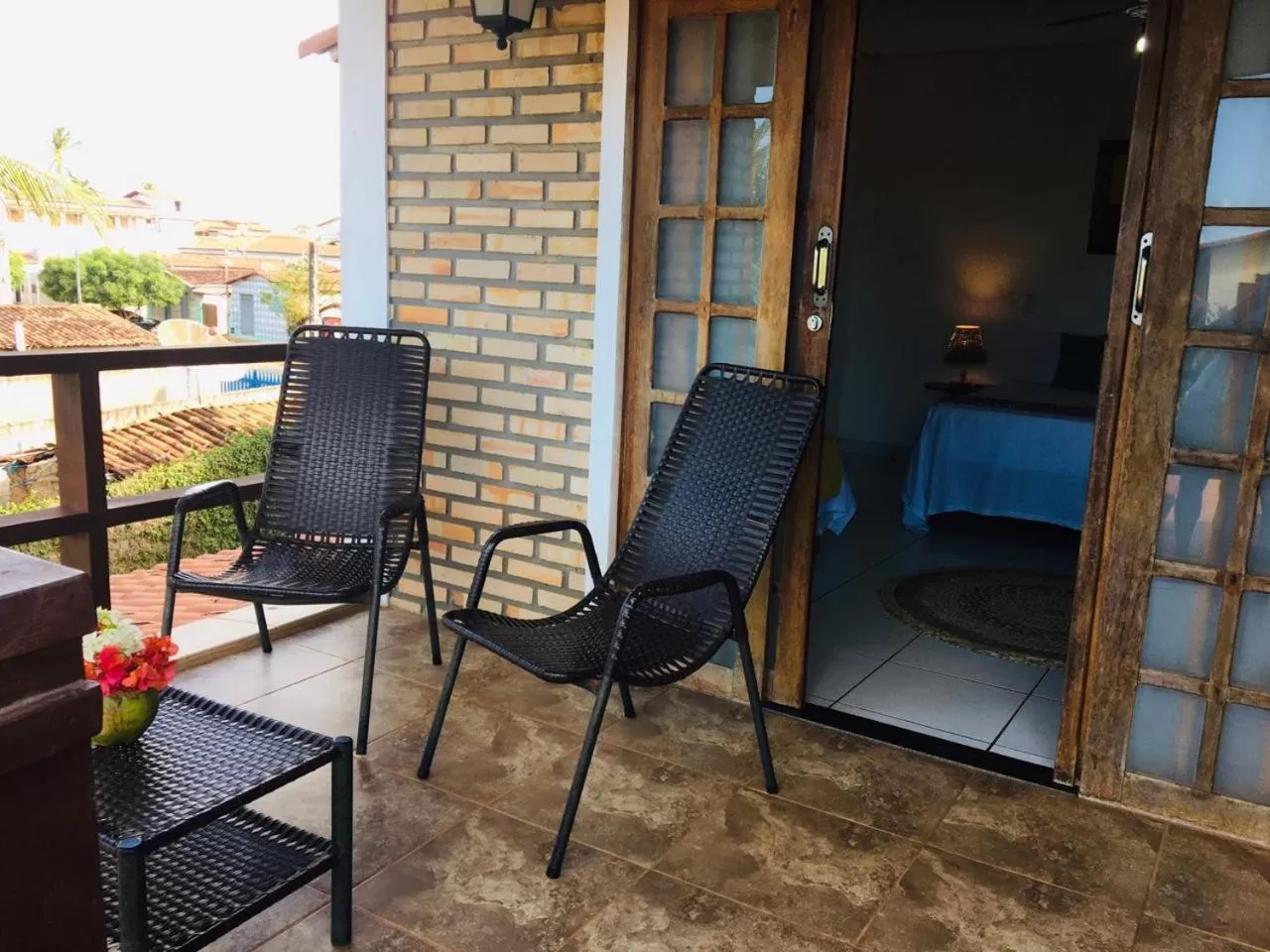 Balcony/Terrace in Pousada Ello