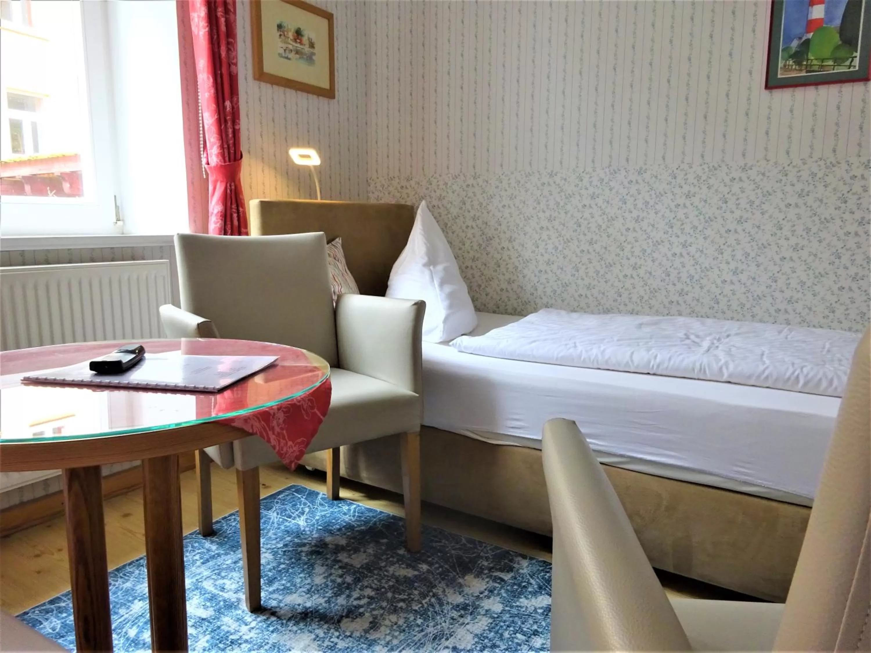 Bed in Hotel Pension Zur Fährbrücke