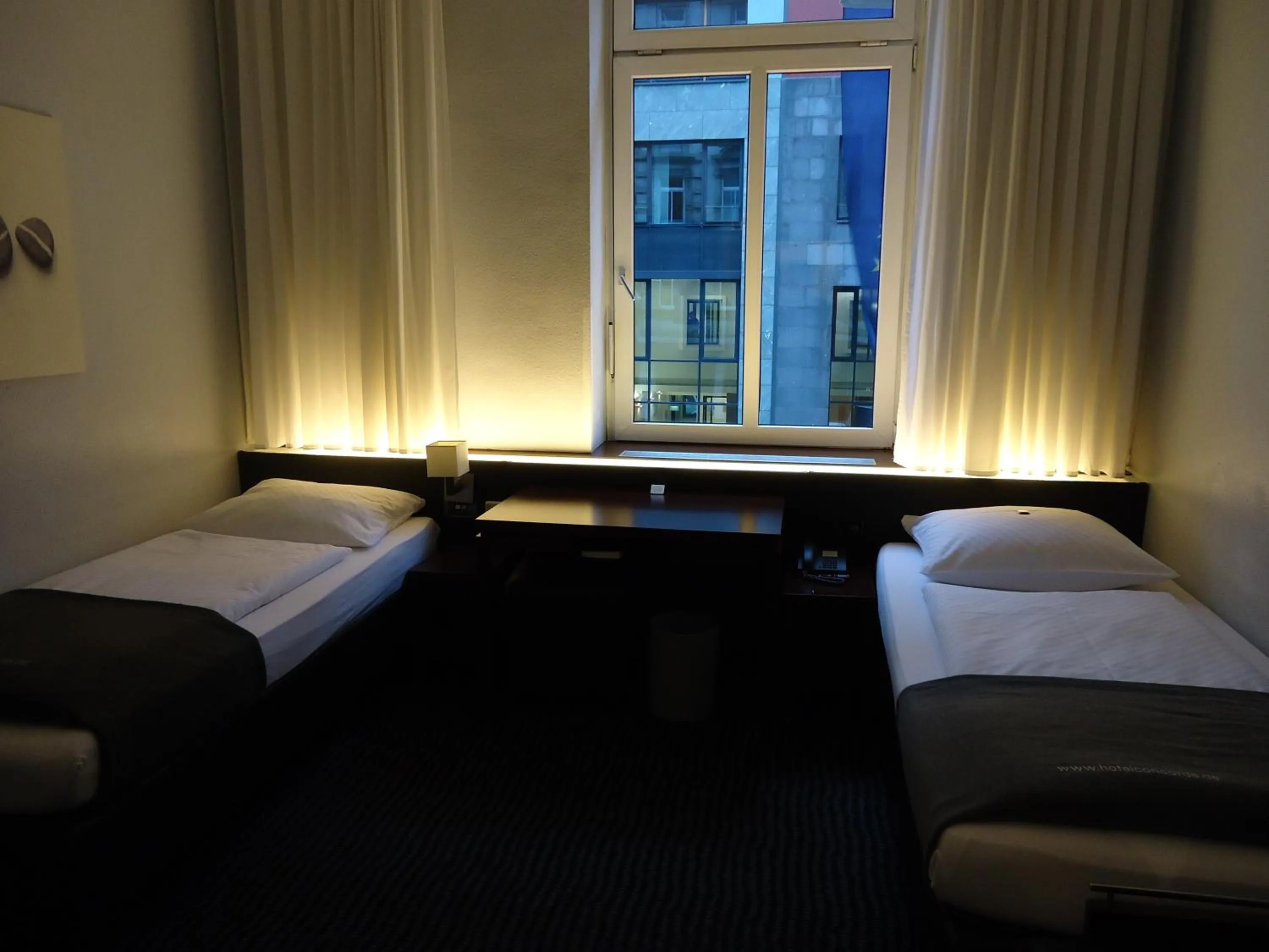 Bed in Hotel Concorde