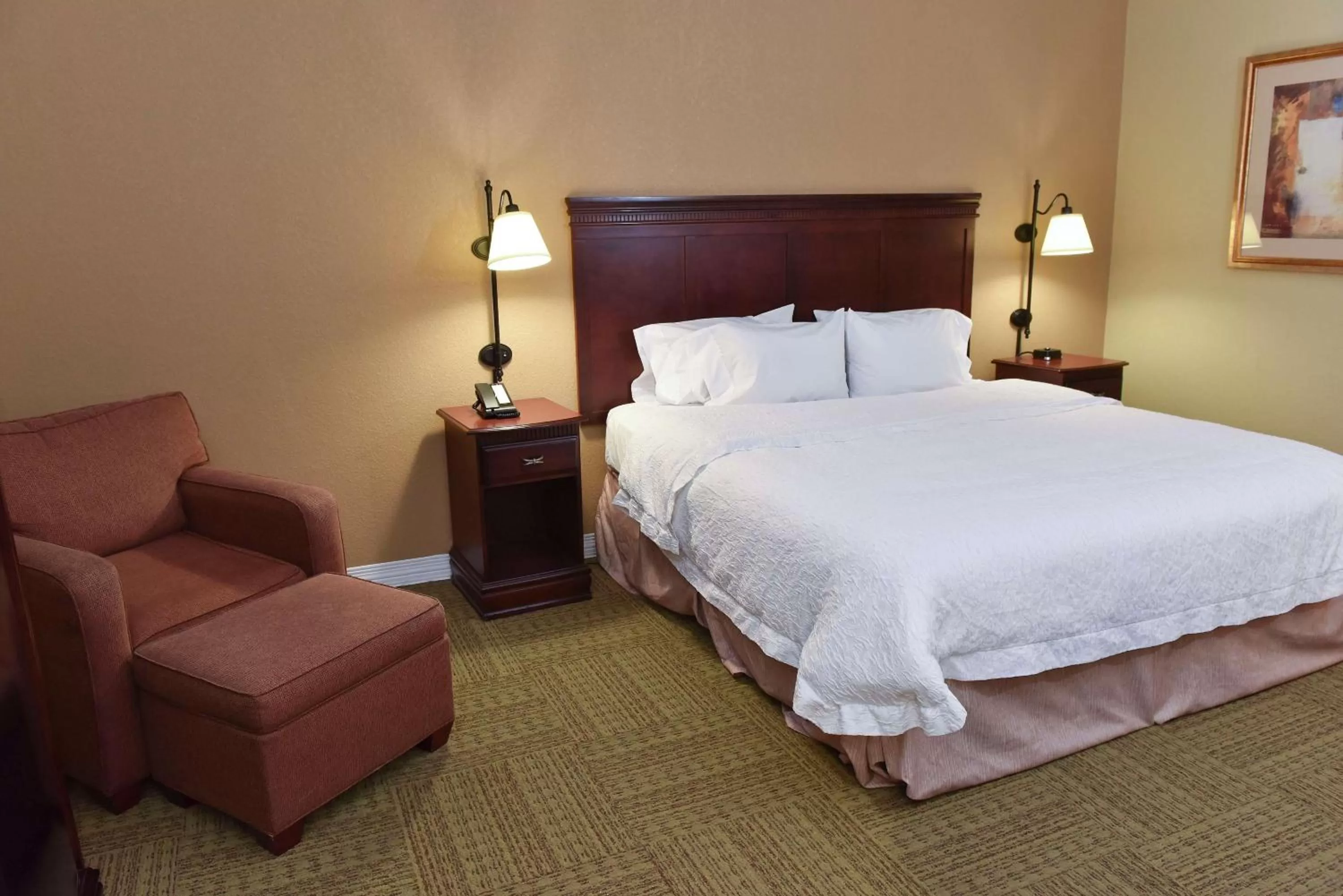 Bed in Hampton Inn Ruston