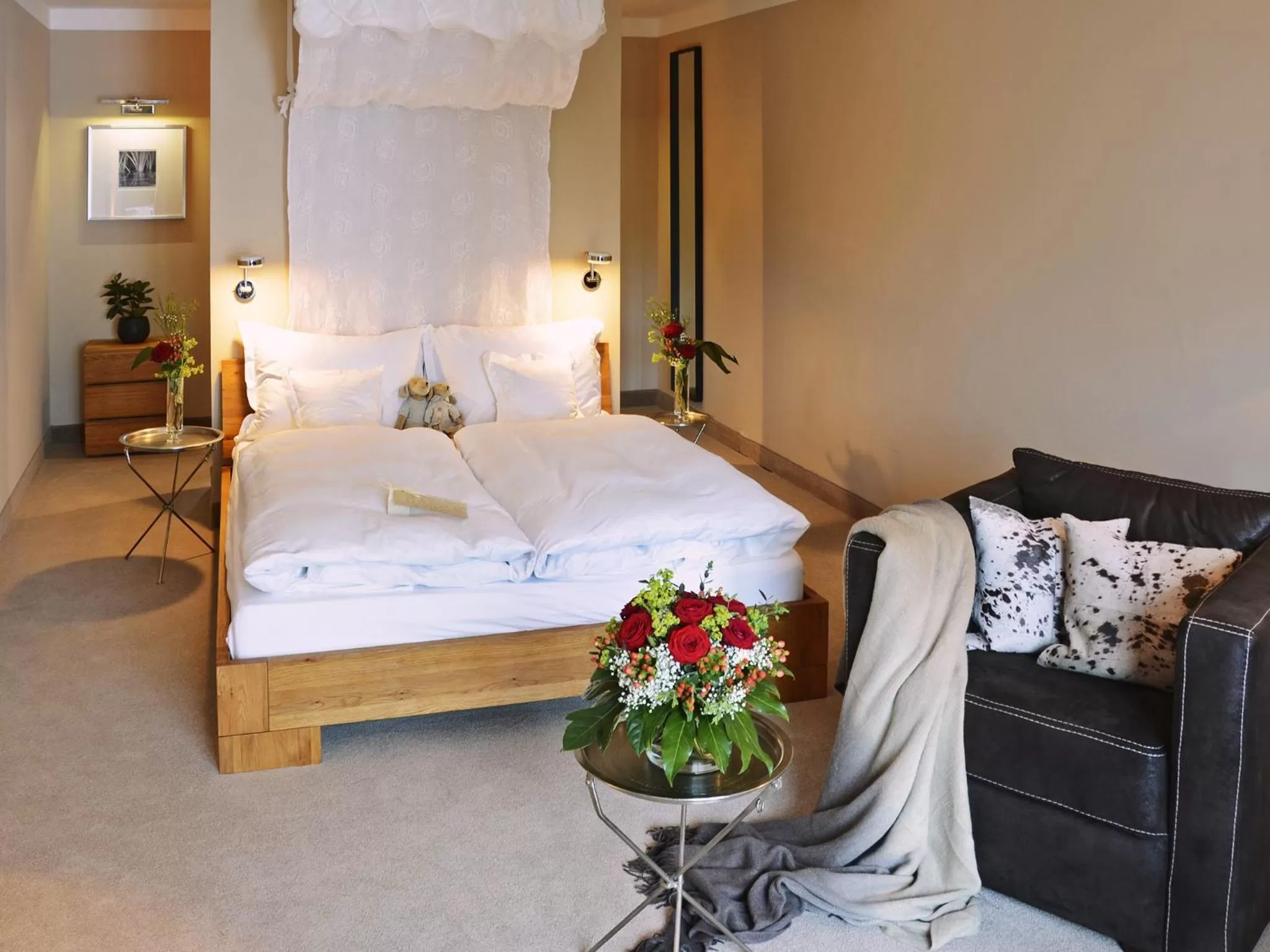 Photo of the whole room, Bed in Rosendomizil