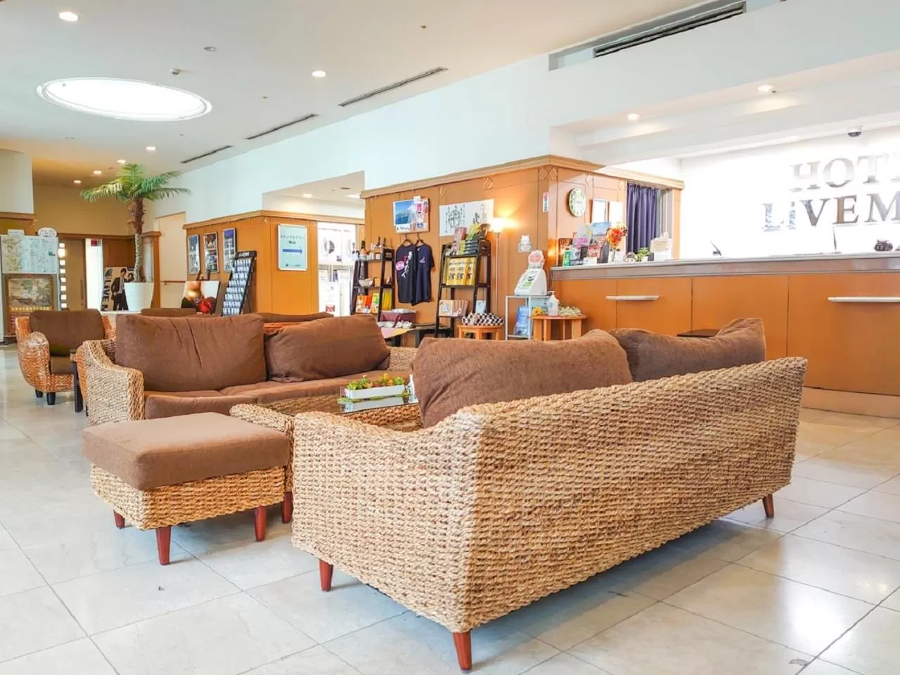 Lobby or reception in HOTEL LiVEMAX BUDGET Kagoshima