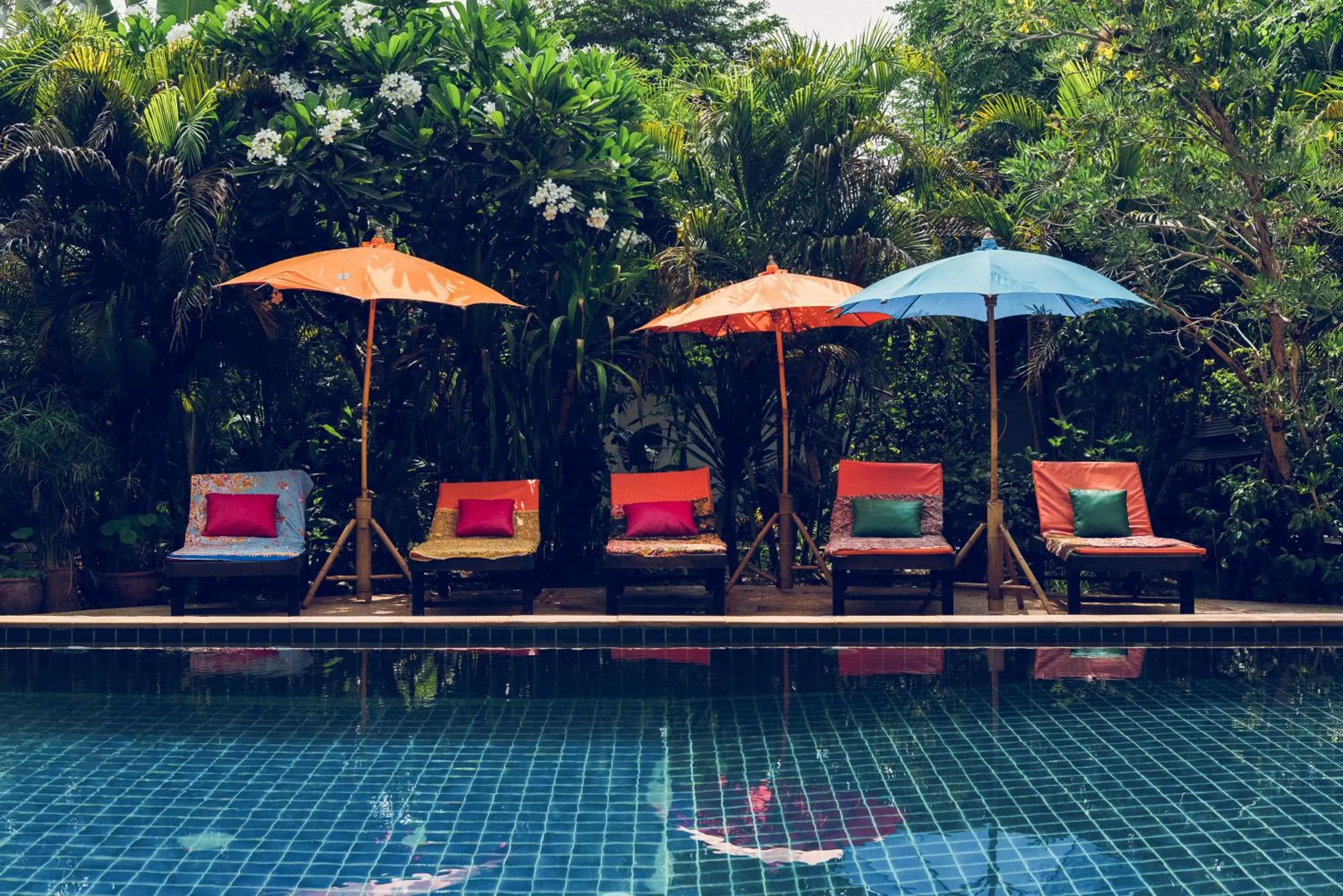 Swimming pool in Little Village Chiang Mai