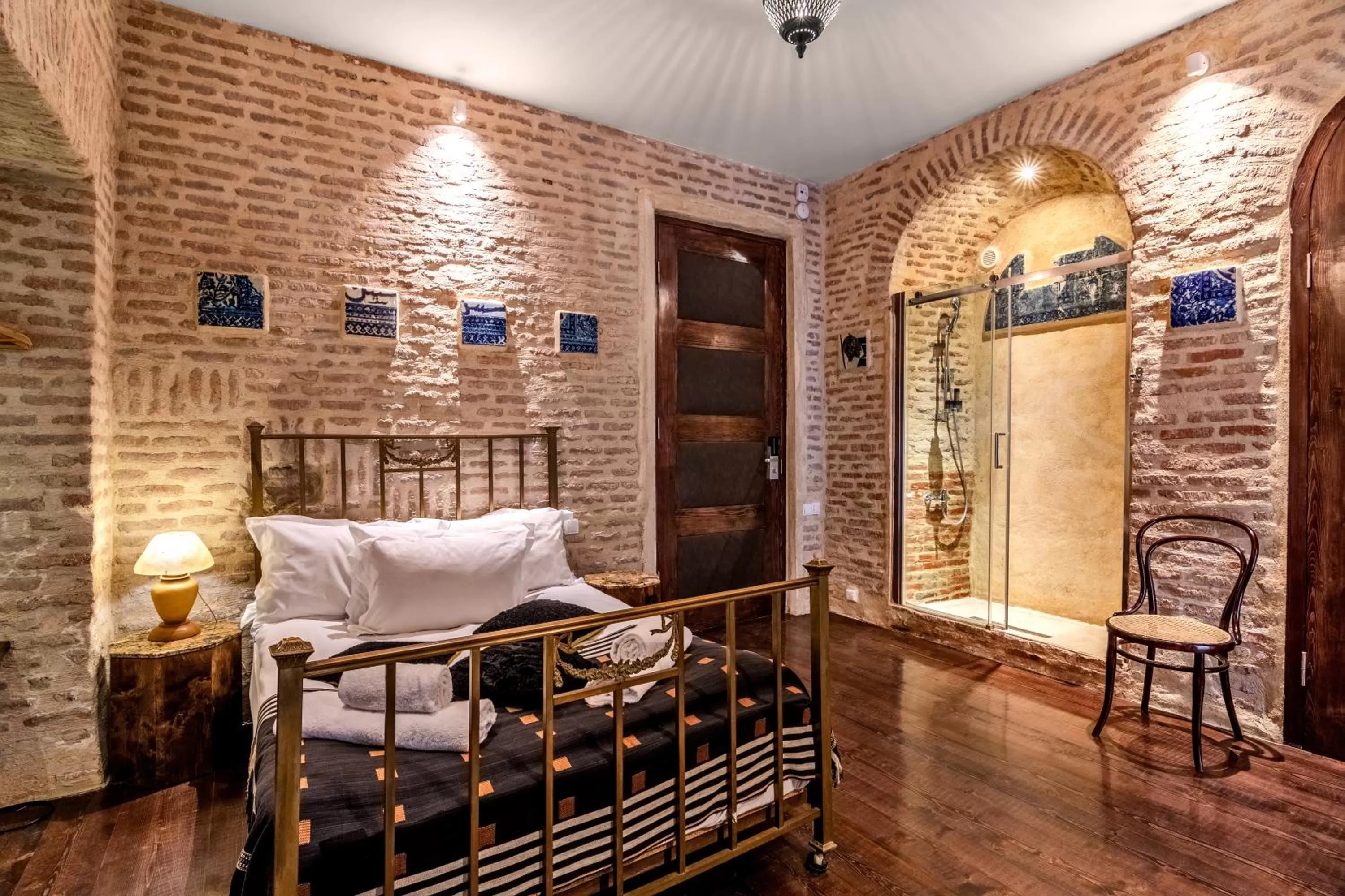 Bed in Castle in Old Town