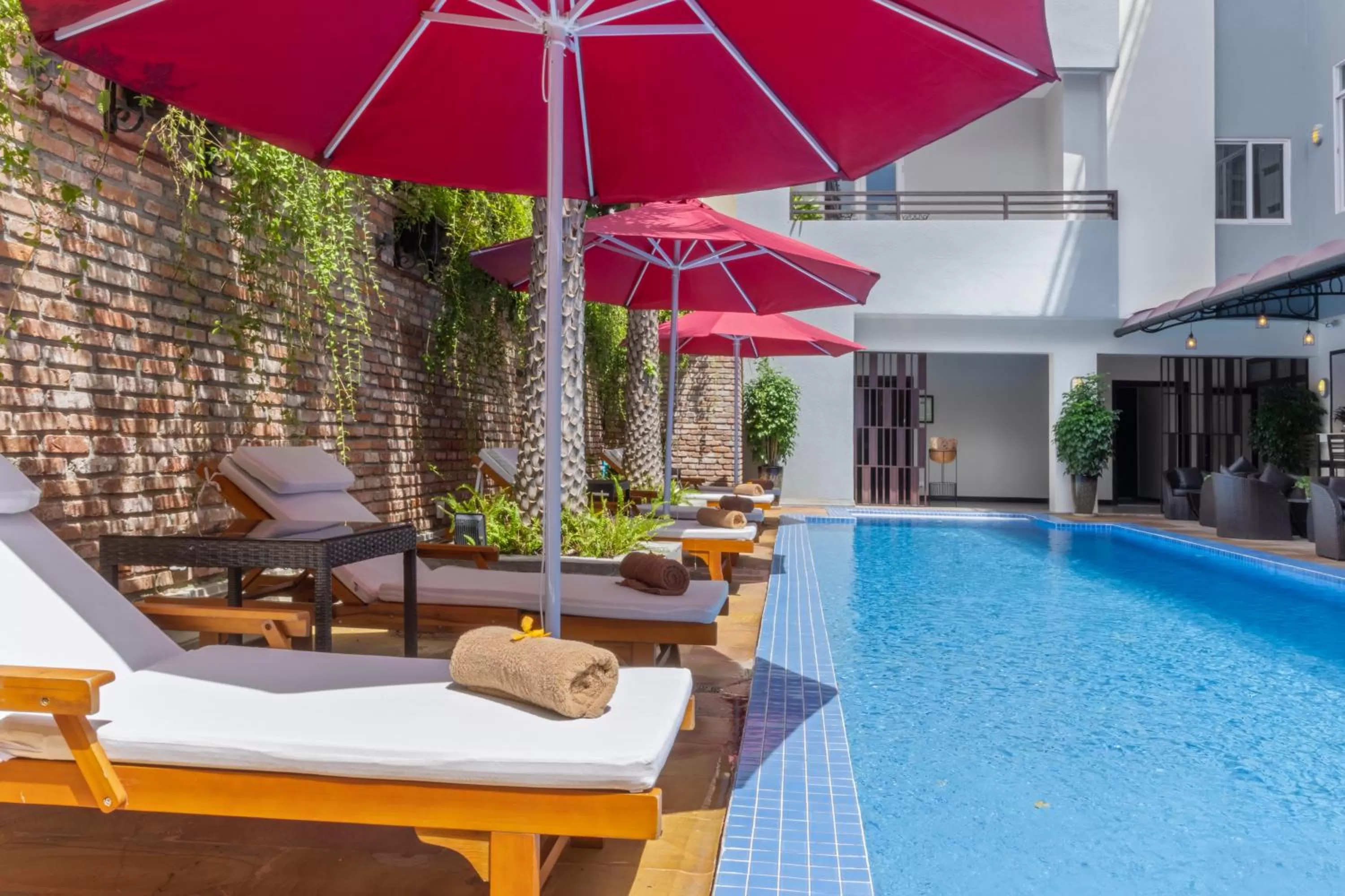 Patio in Anik Boutique Hotel & Spa on Norodom Blvd