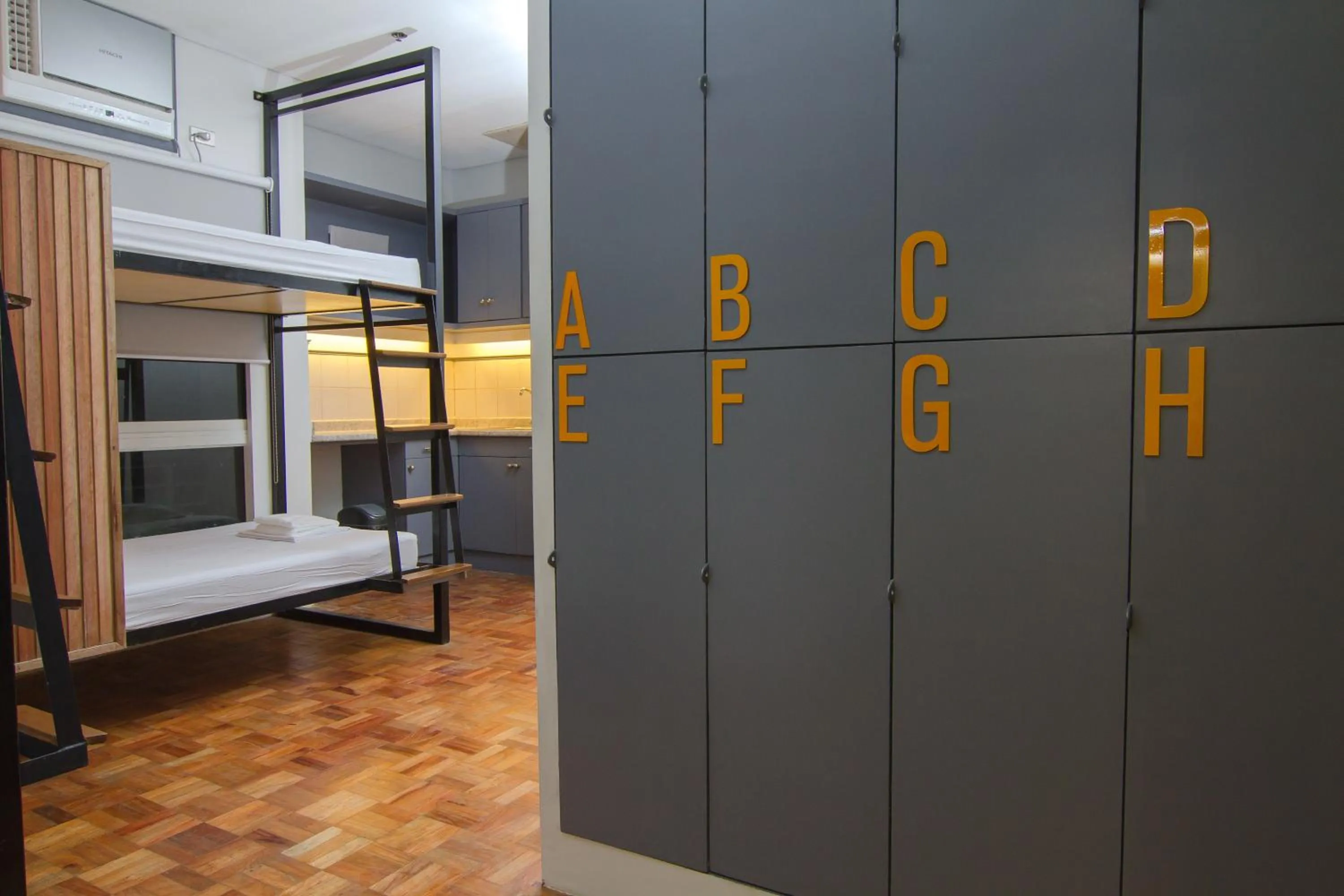 Decorative detail, Bed in Z Hostel