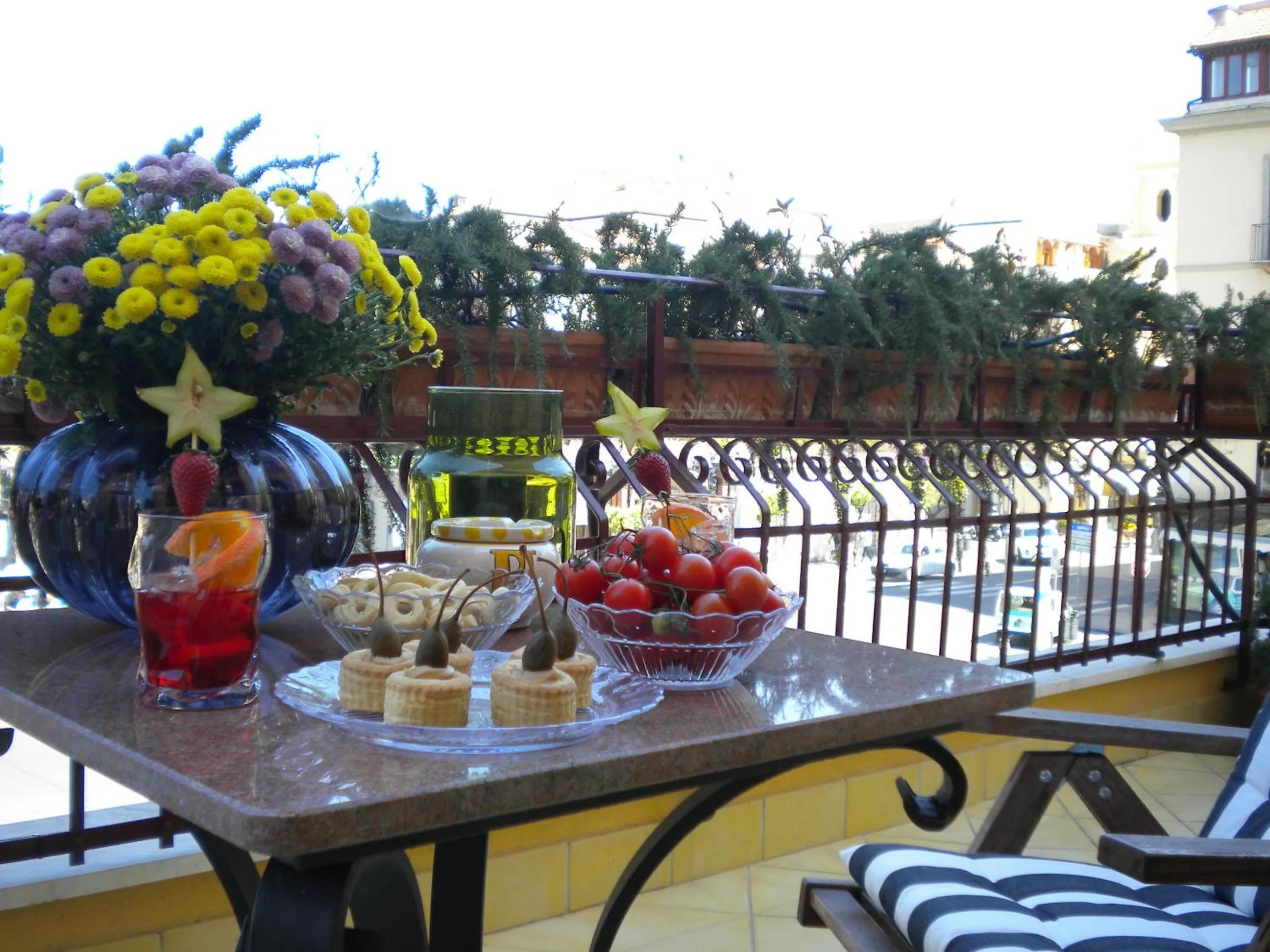 Balcony/Terrace in Palazzo Jannuzzi Relais