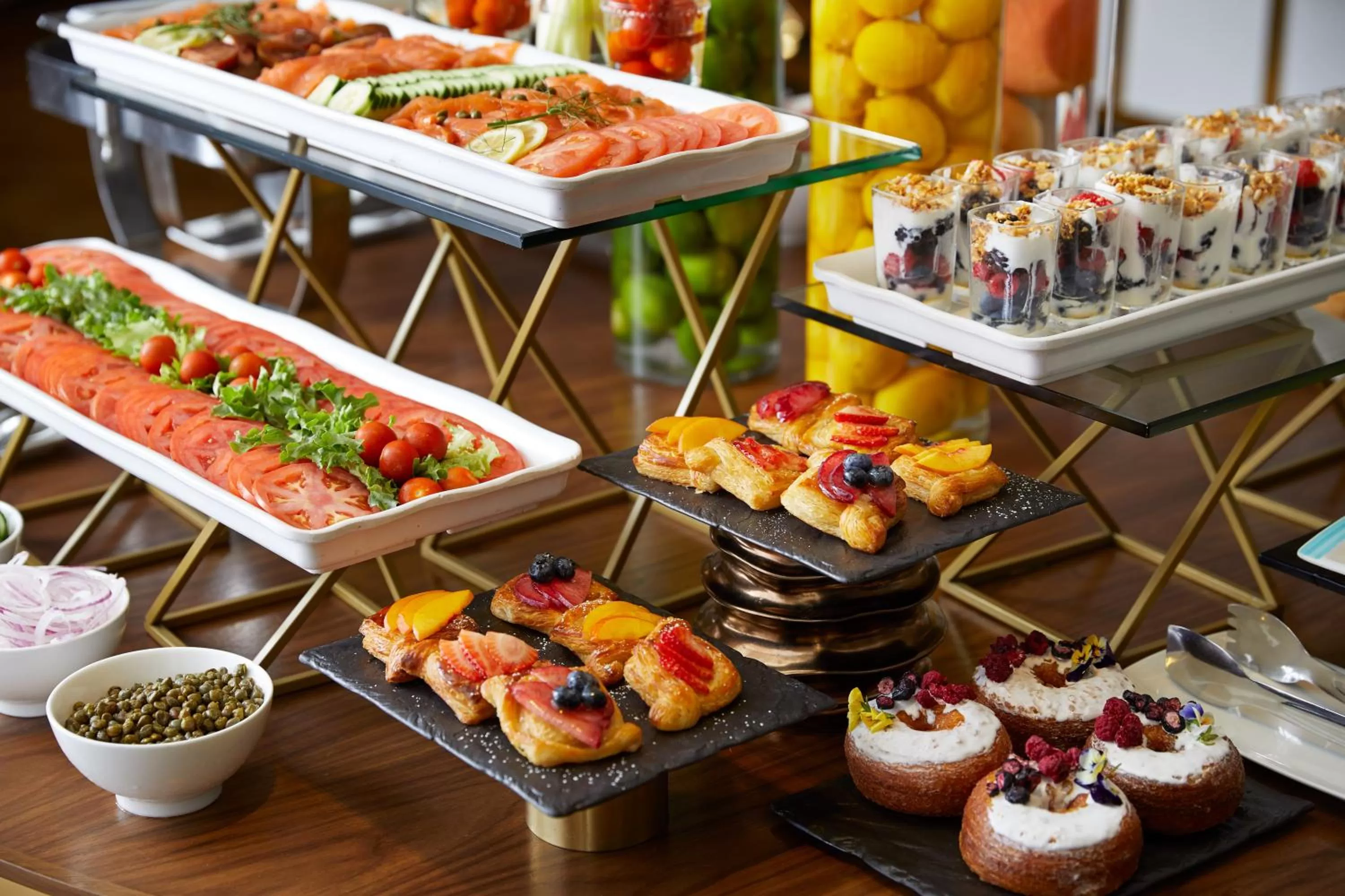 Buffet breakfast in The London West Hollywood at Beverly Hills