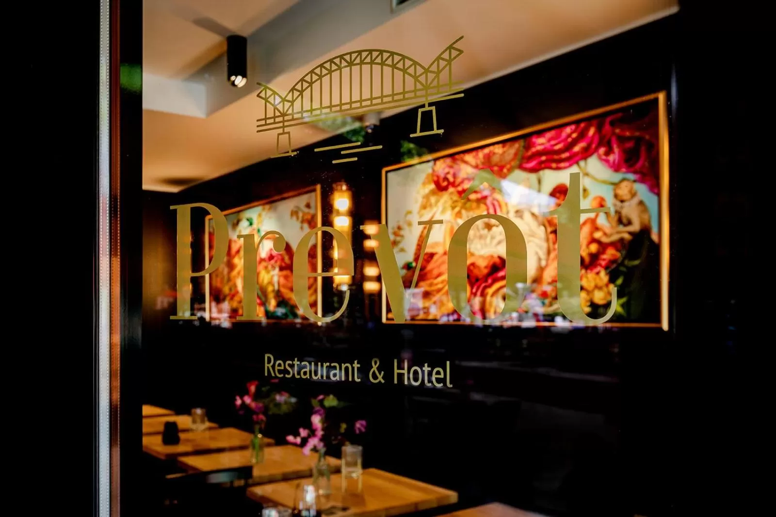 Property logo or sign in Prevôt Restaurant & Hotel