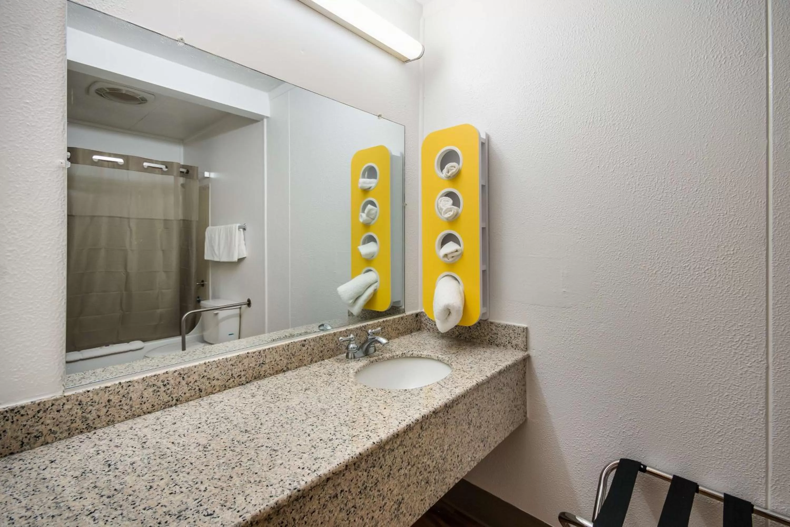 Bathroom in Motel 6-Parkersburg, WV