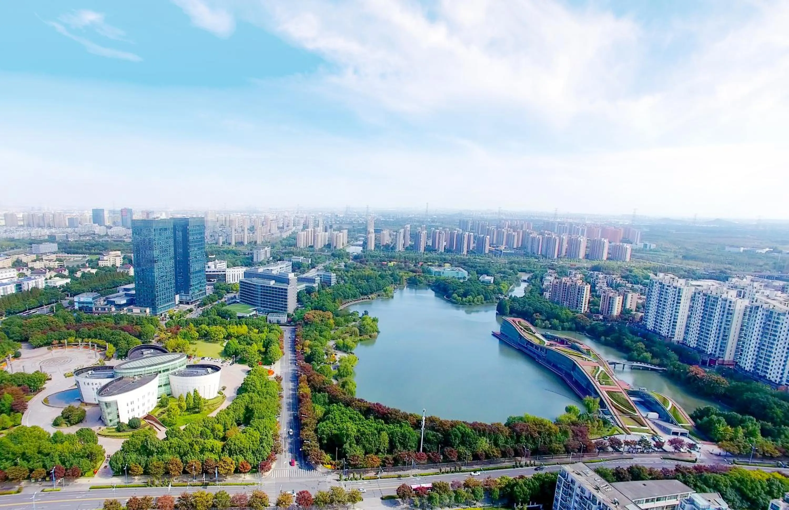 Natural landscape in Crowne Plaza Shanghai Xiayang Lake by IHG