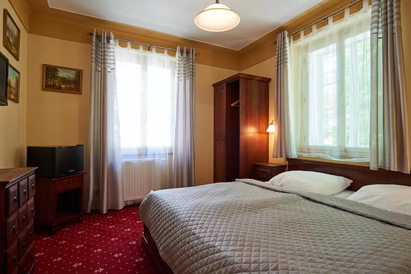 Bed in Hotel Stará Pekárna s privátním wellness