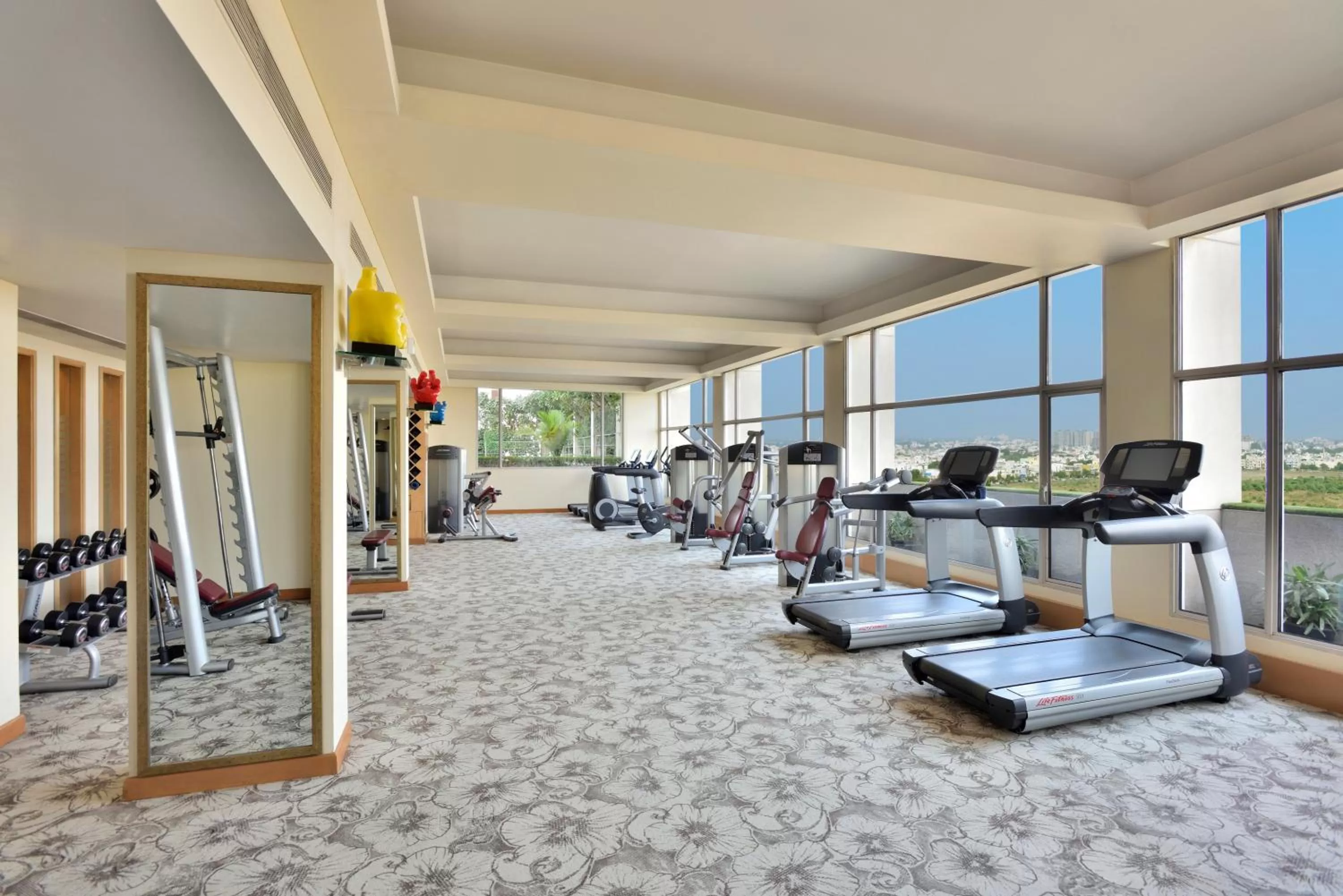 Fitness centre/facilities in Radisson Blu Hotel, Indore