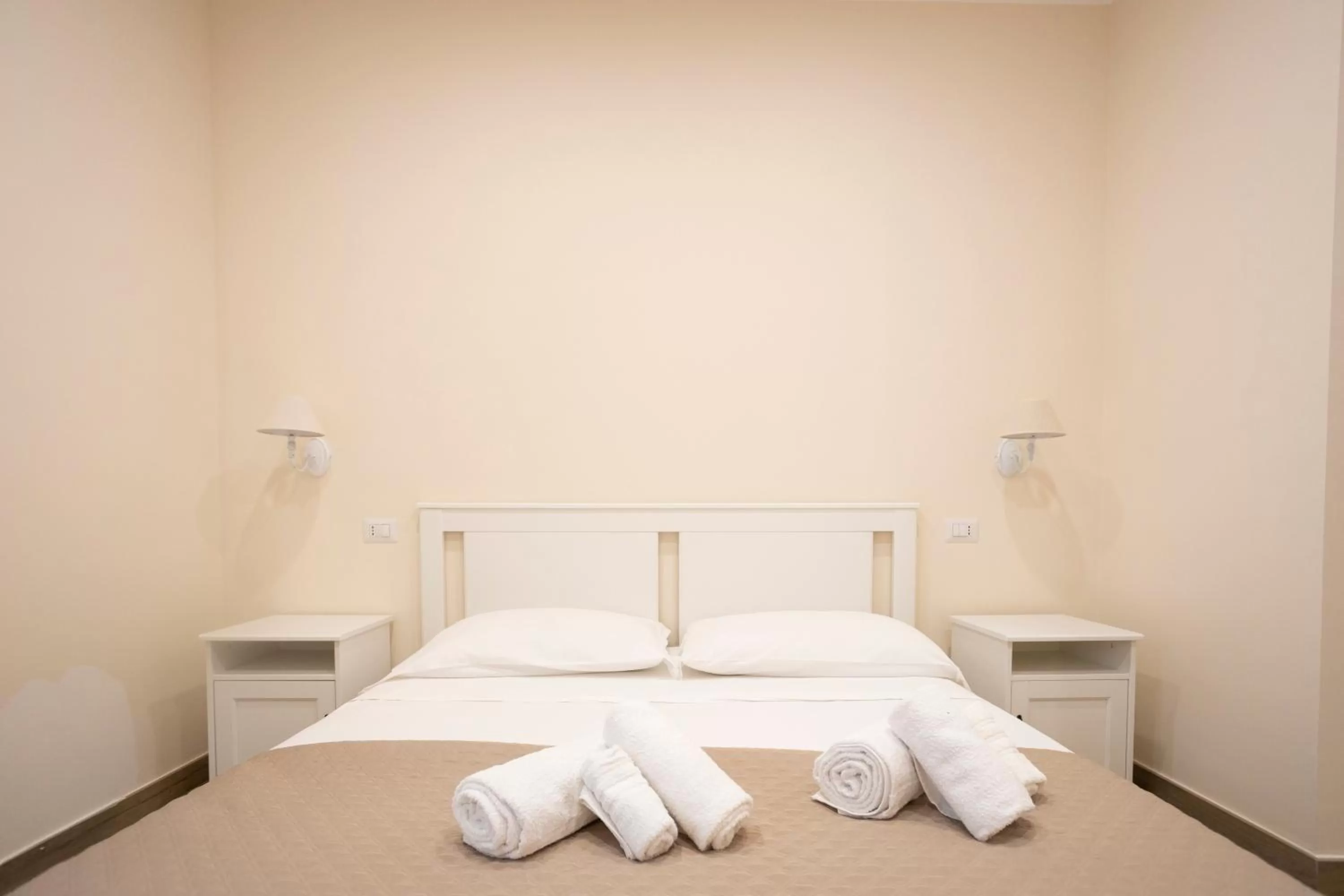 Bedroom, Bed in Residence O'Sole Mio Pompei