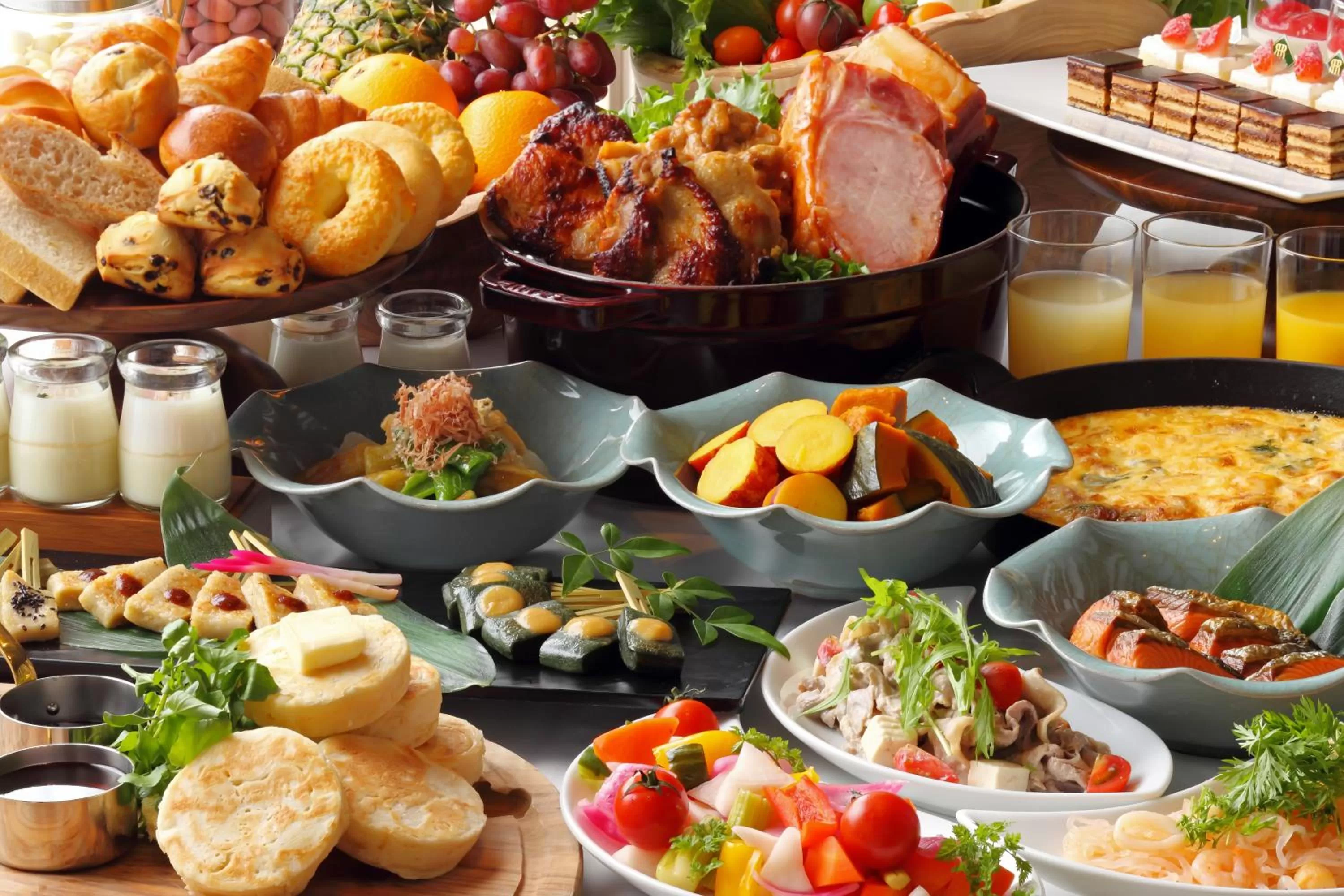 Buffet breakfast in RIHGA Royal Hotel Kyoto