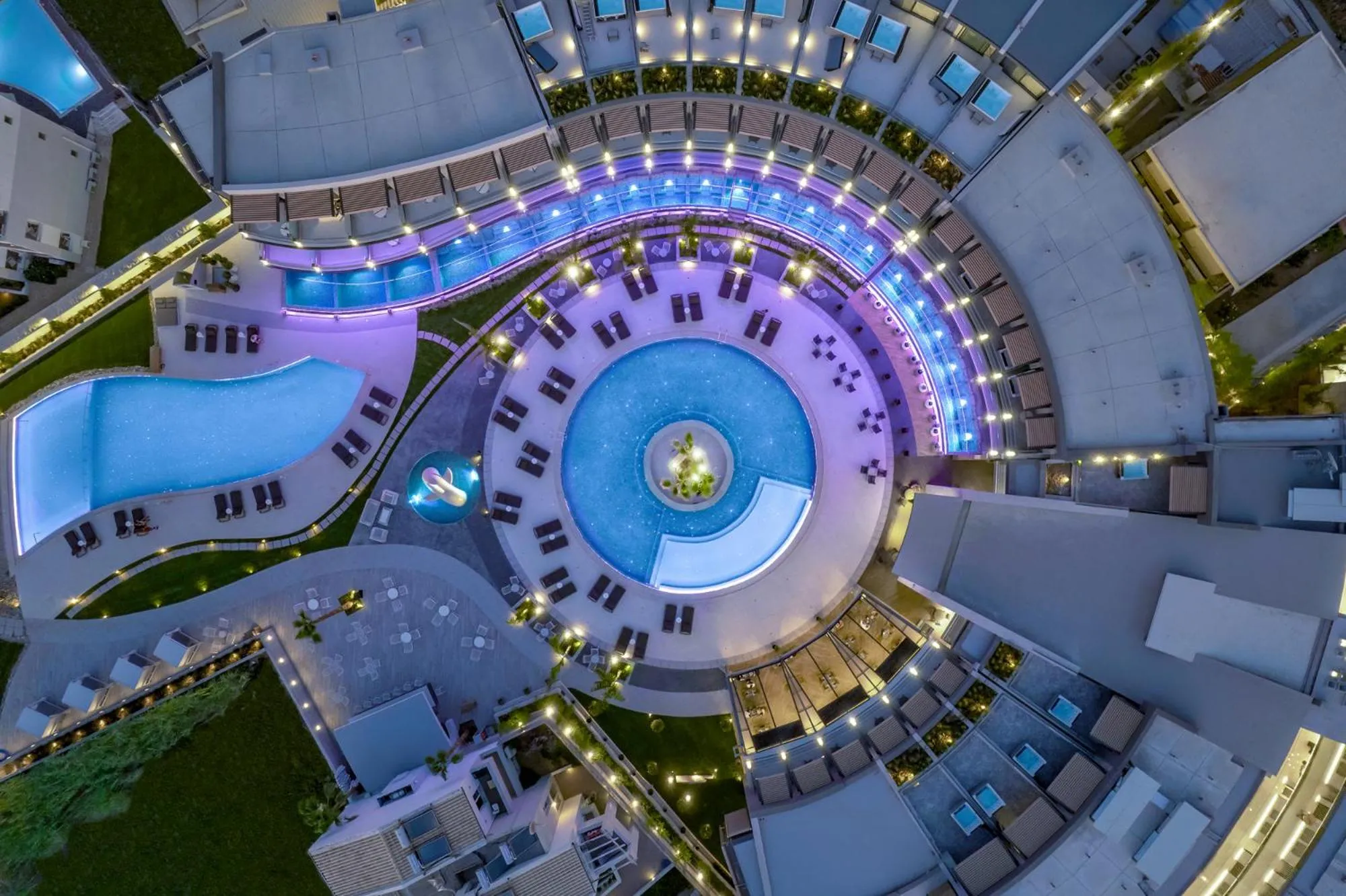 Bird's eye view in Nautilux Rethymno by Mage Hotels