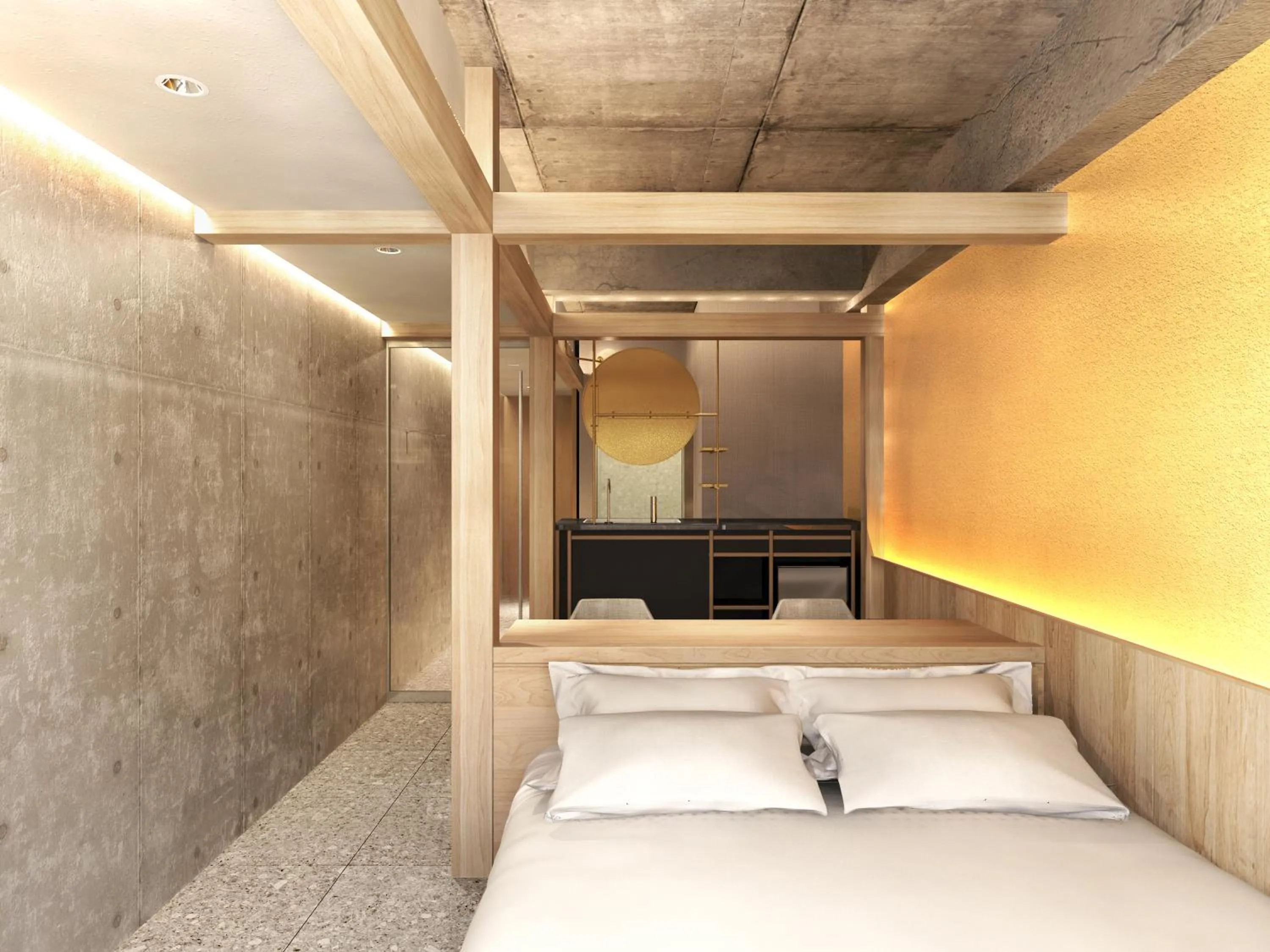 Photo of the whole room, Bed in Kyoto ITOYA Hotel Mon