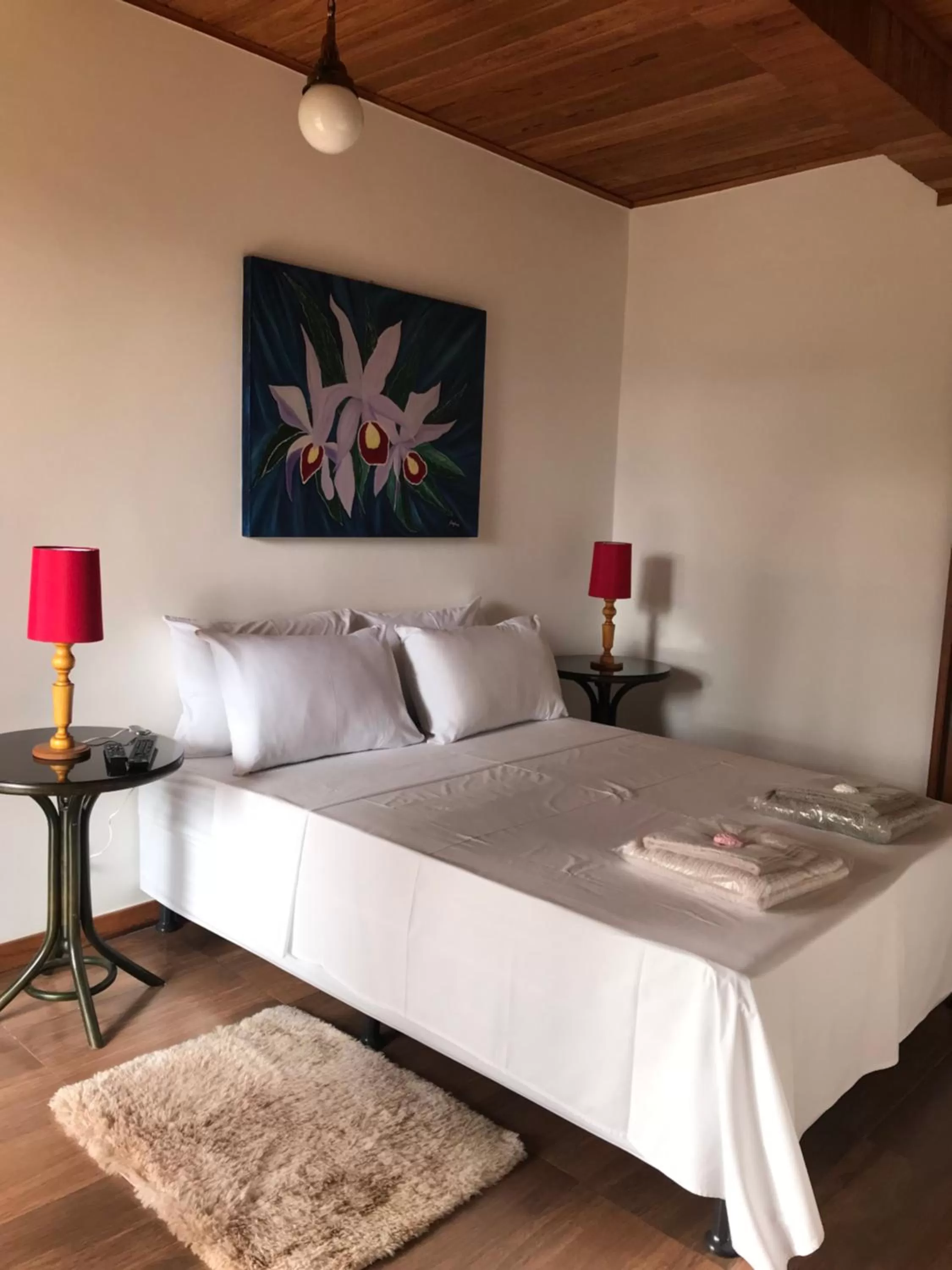 Bed in Pousada R.N.C. Nosso Paraíso